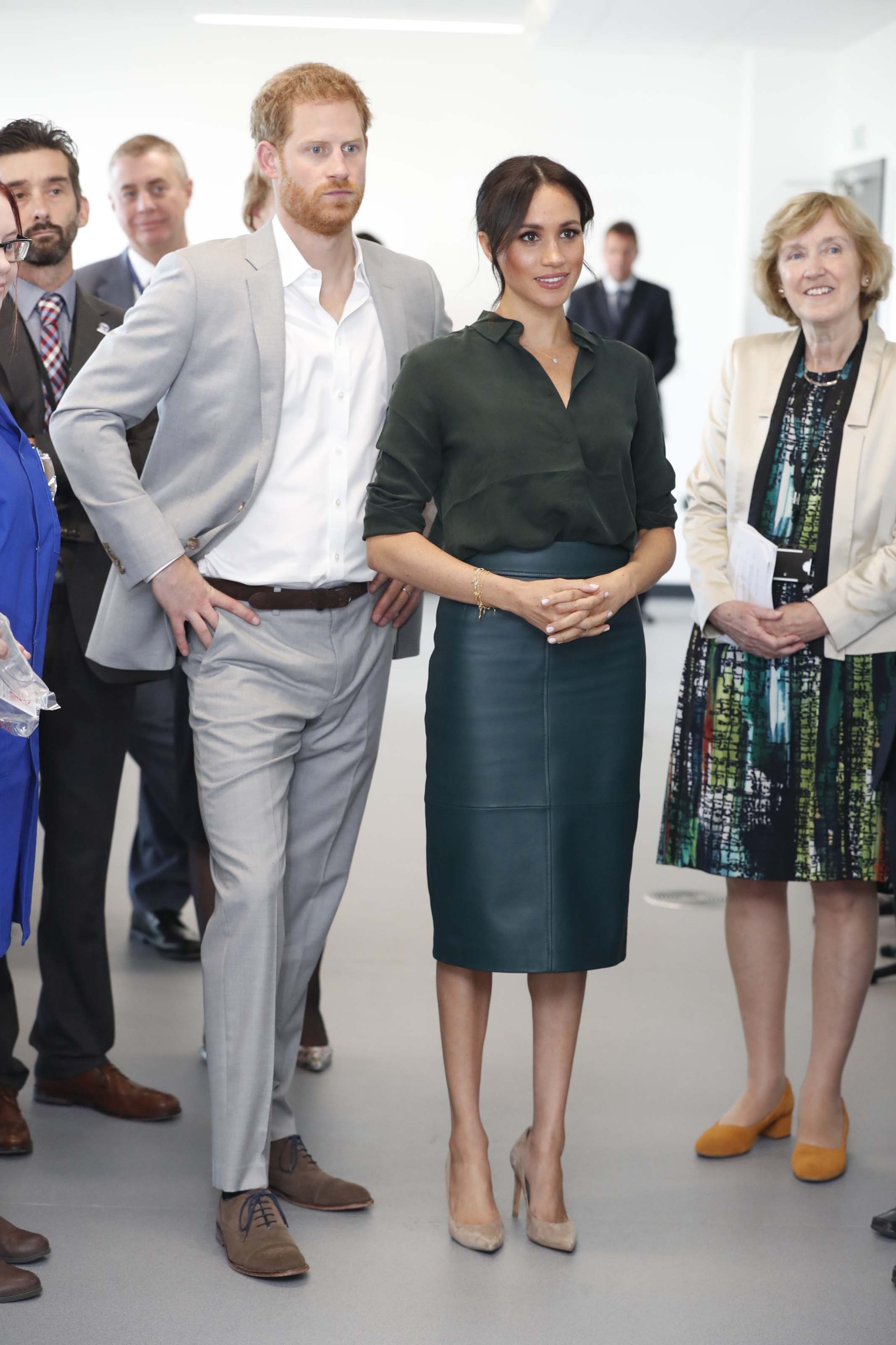 Meghan Markle at First official visit to Sussex