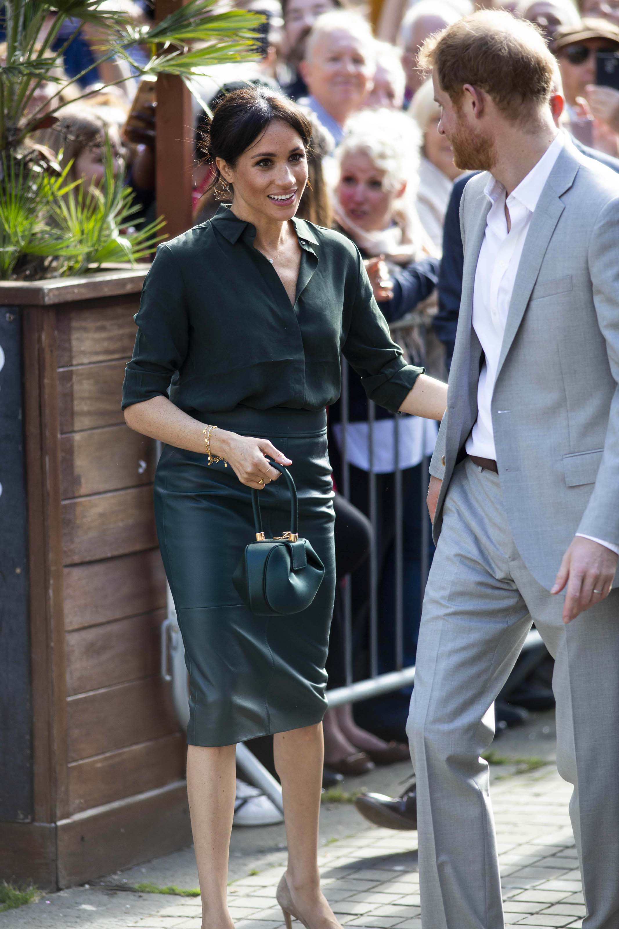 Meghan Markle at First official visit to Sussex