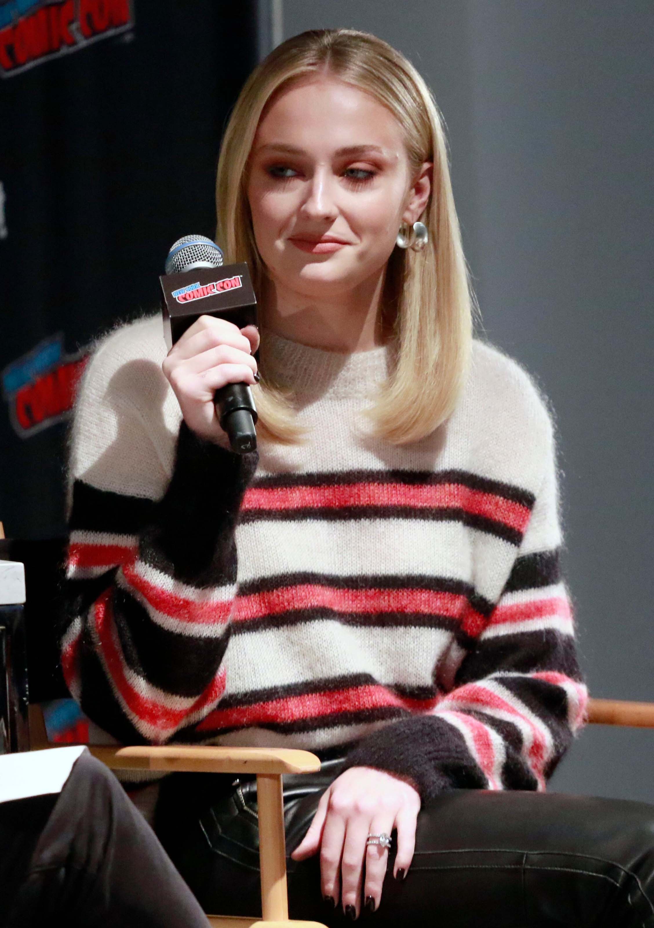 Sophie Turner attends Entertainment Weekly’s panel