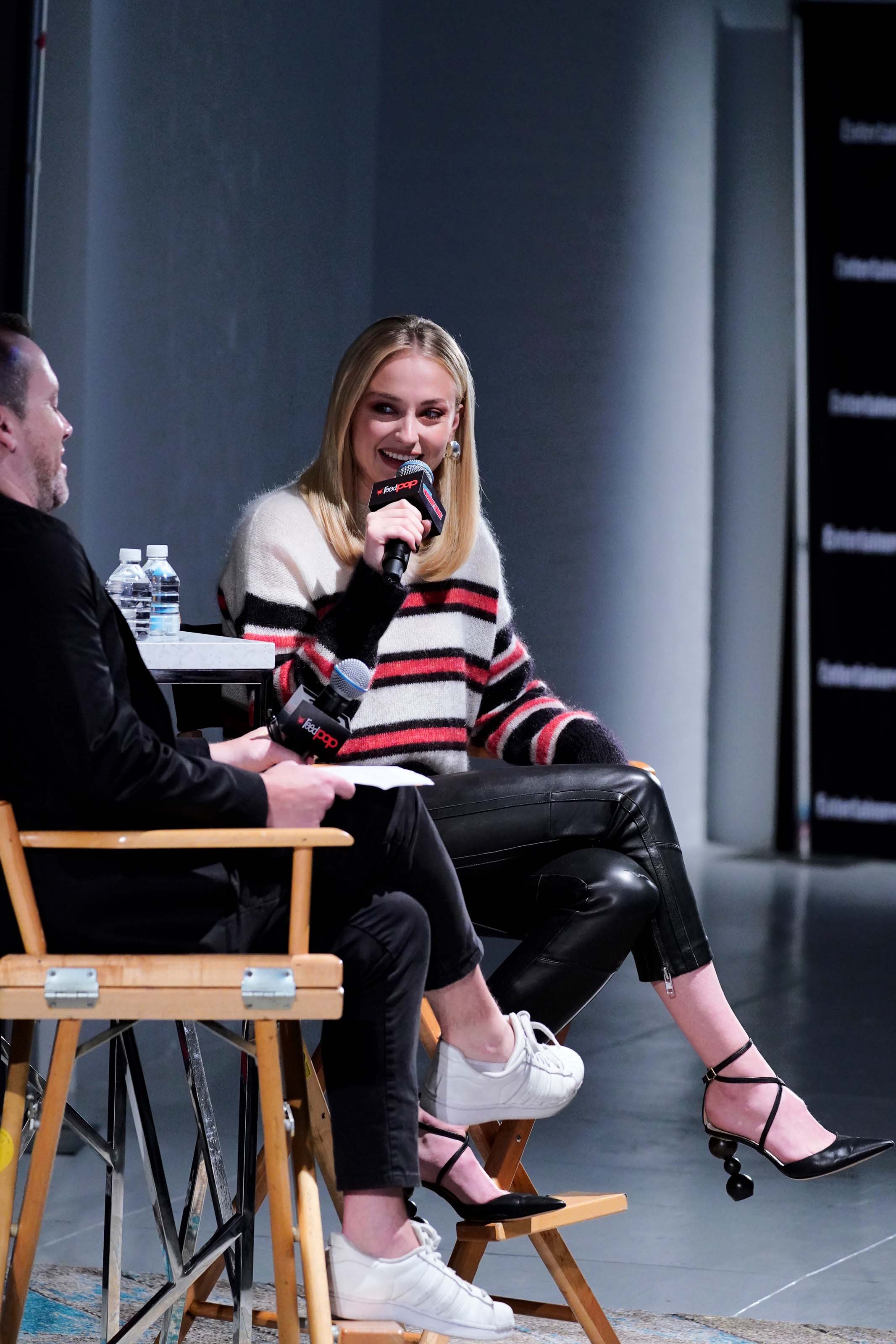 Sophie Turner attends Entertainment Weekly’s panel