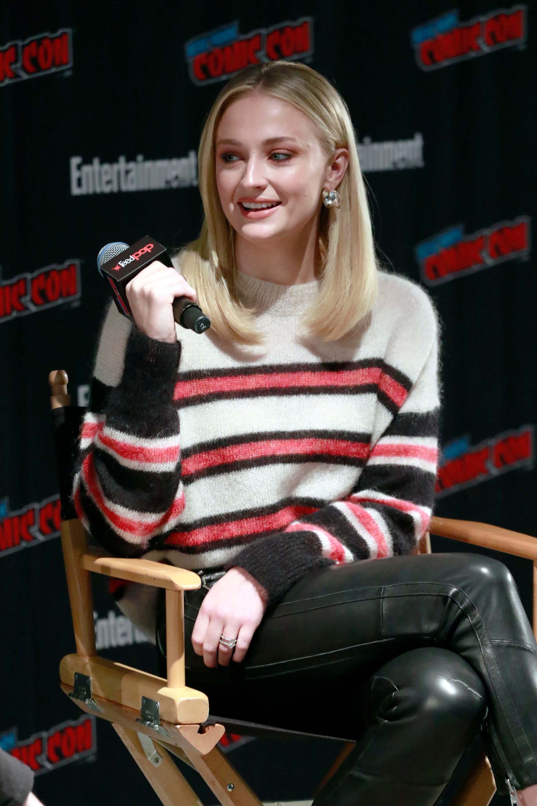 Sophie Turner attends Entertainment Weekly’s panel
