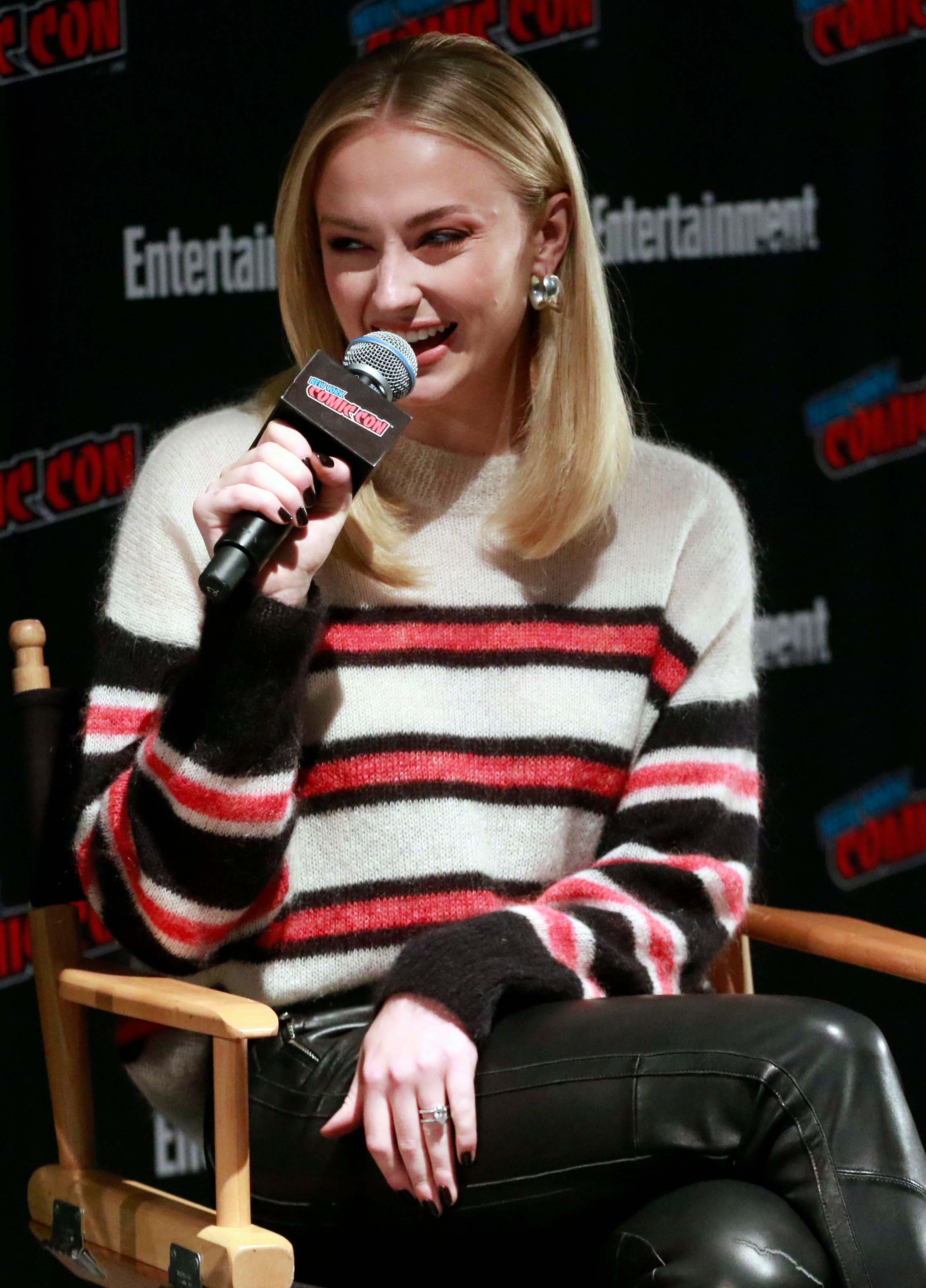 Sophie Turner attends Entertainment Weekly’s panel