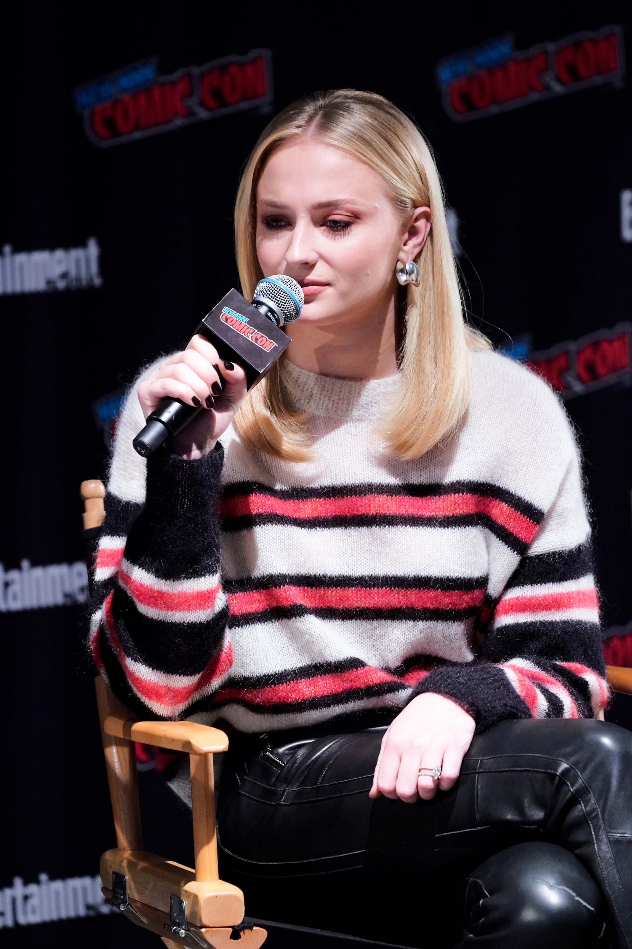 Sophie Turner attends Entertainment Weekly’s panel