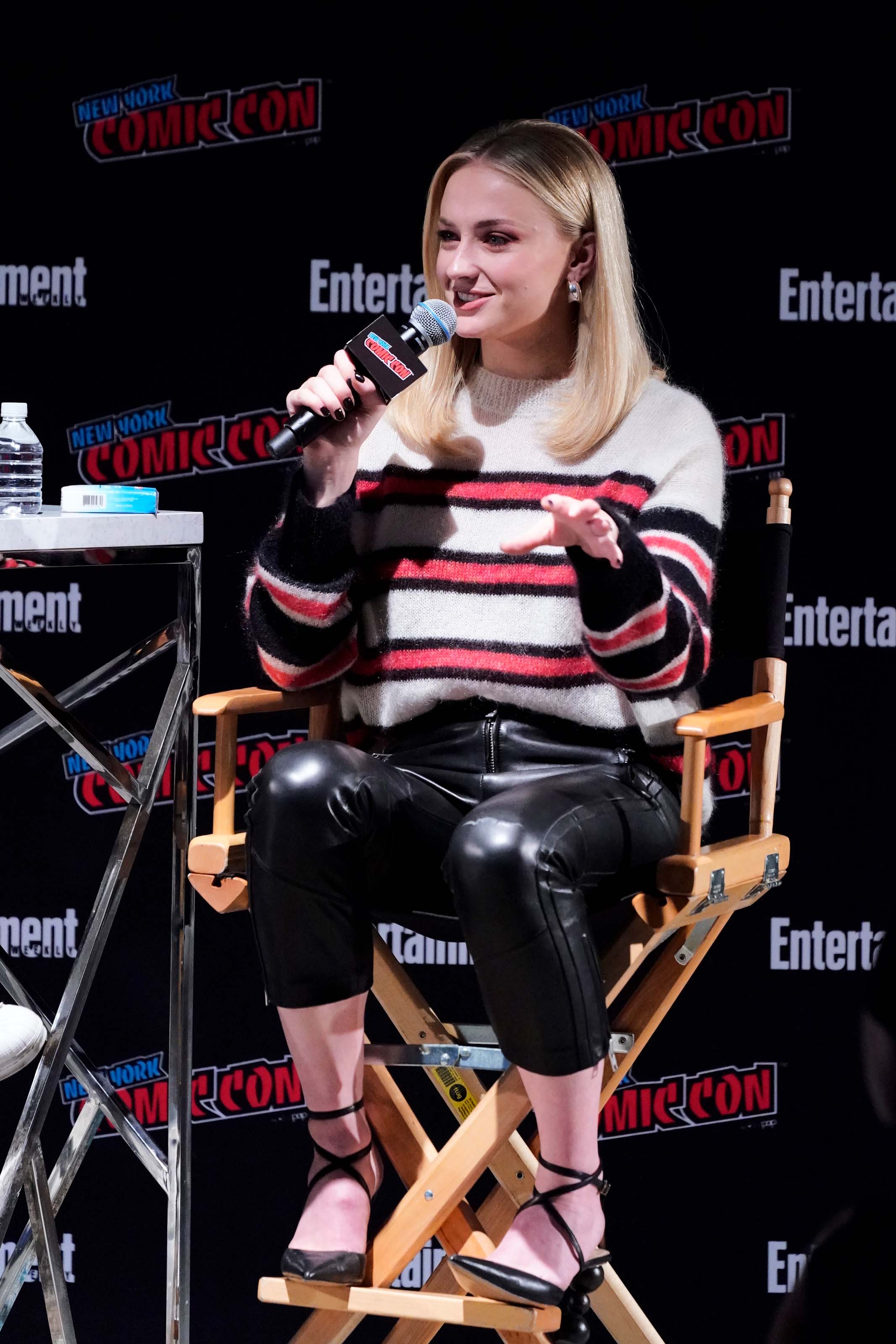 Sophie Turner attends Entertainment Weekly’s panel