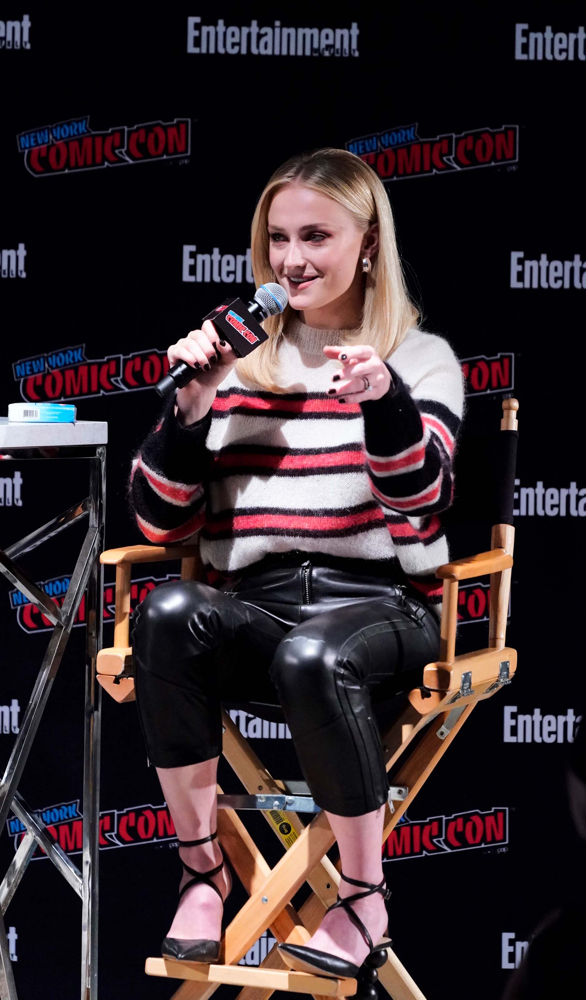 Sophie Turner attends Entertainment Weekly’s panel