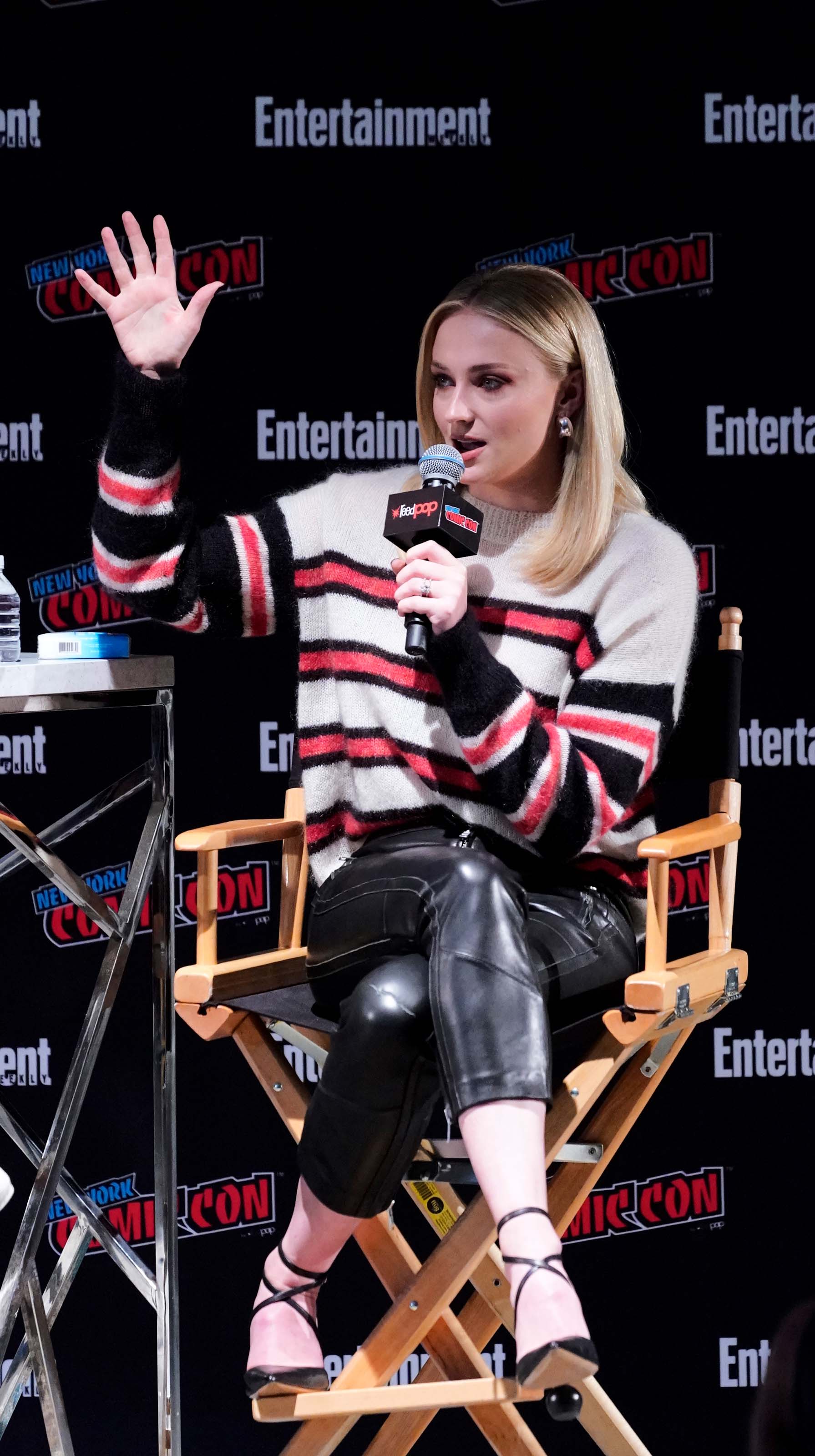 Sophie Turner attends Entertainment Weekly’s panel