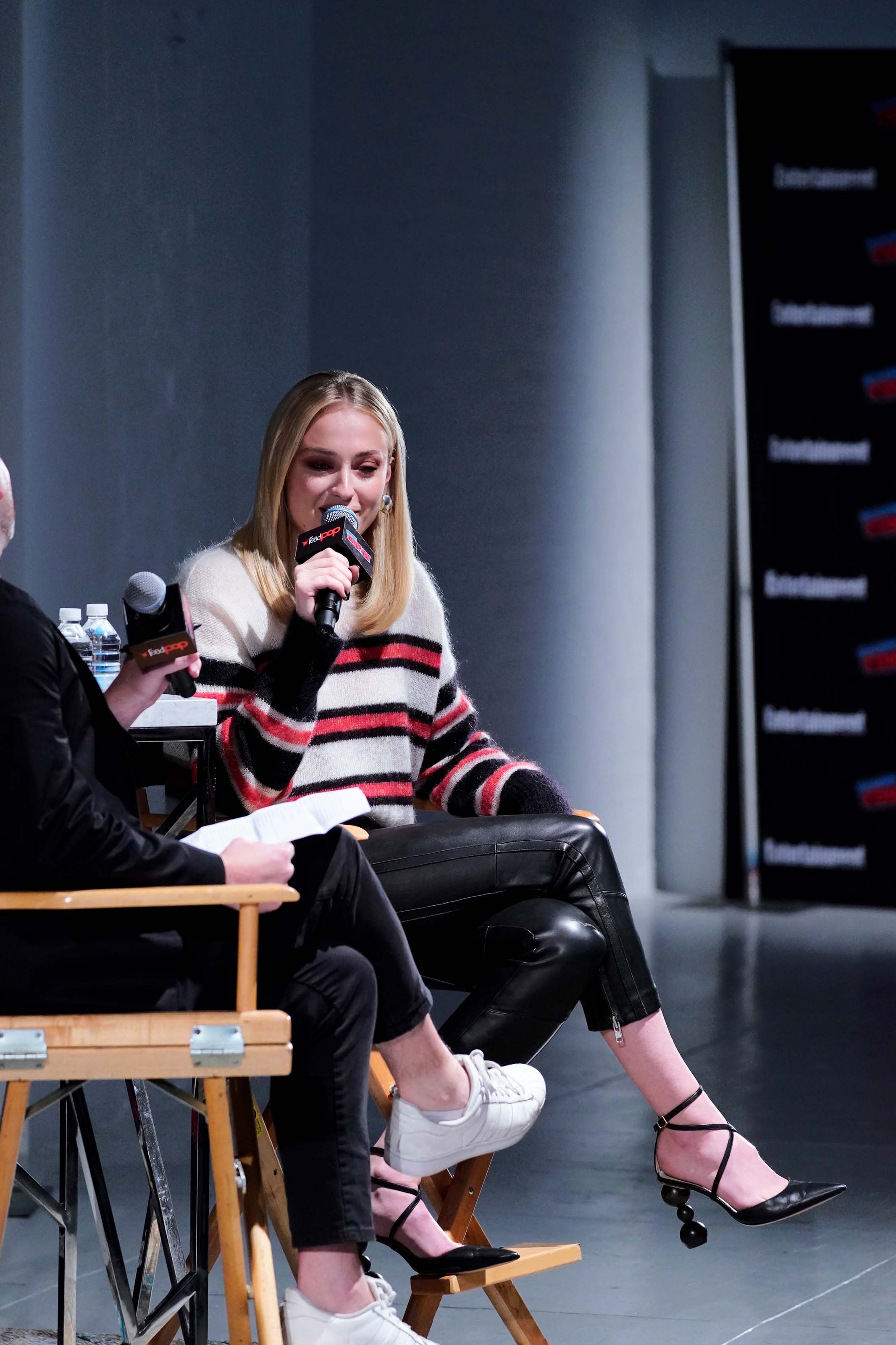 Sophie Turner attends Entertainment Weekly’s panel