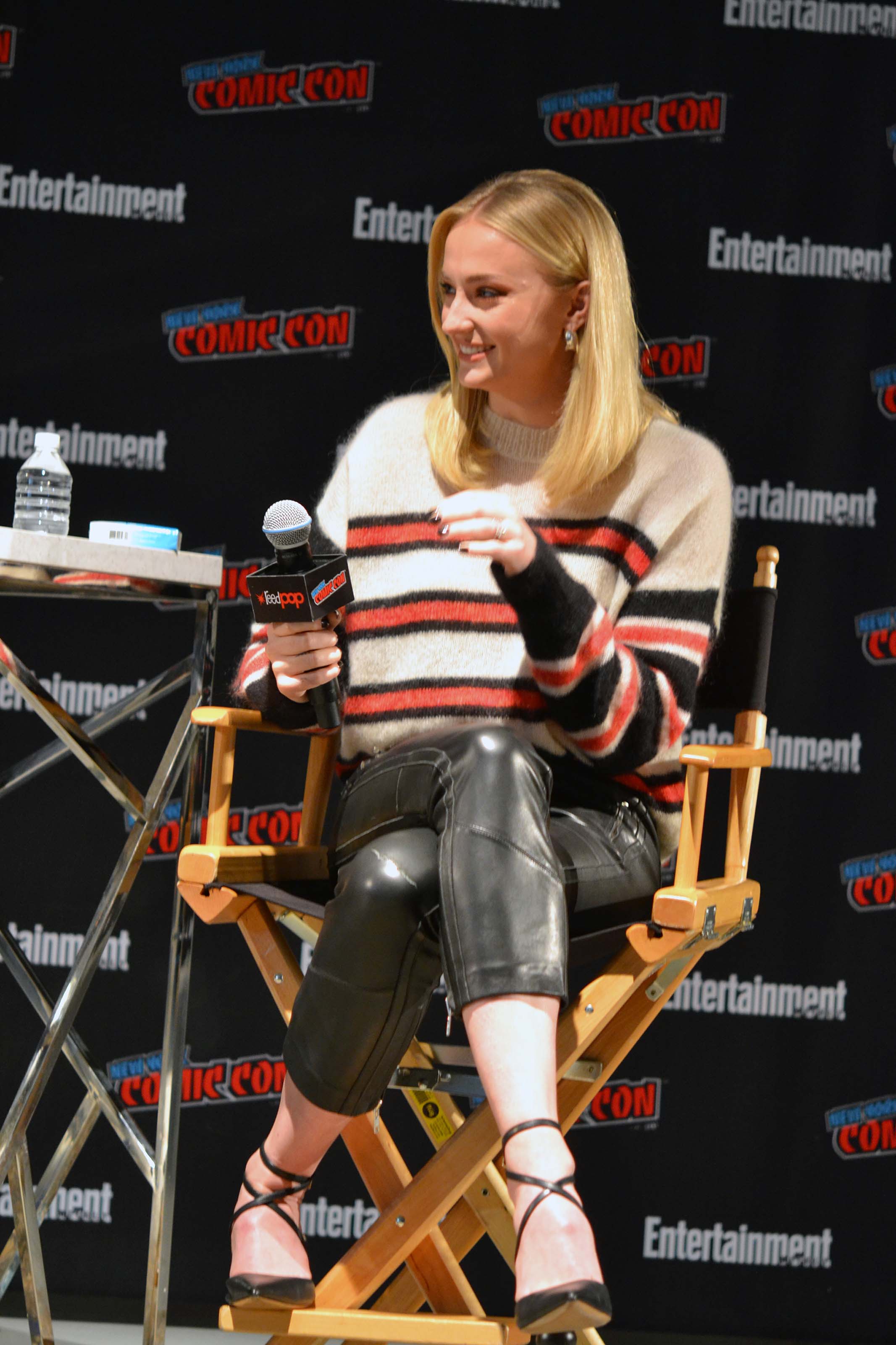 Sophie Turner attends Entertainment Weekly’s panel