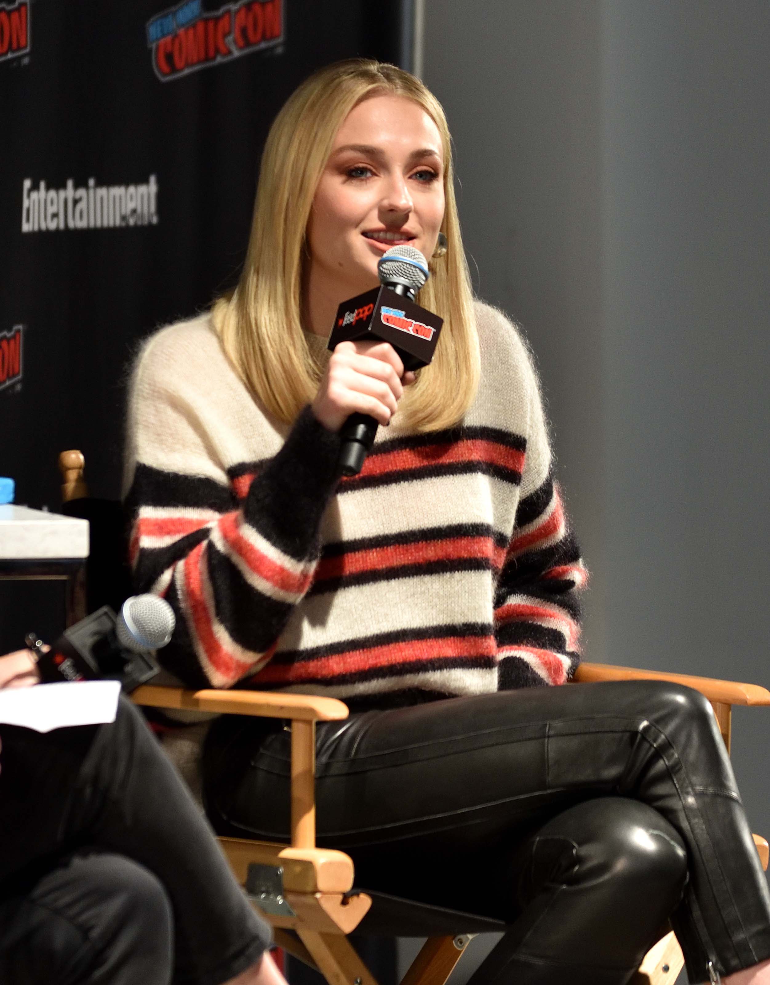 Sophie Turner attends Entertainment Weekly’s panel