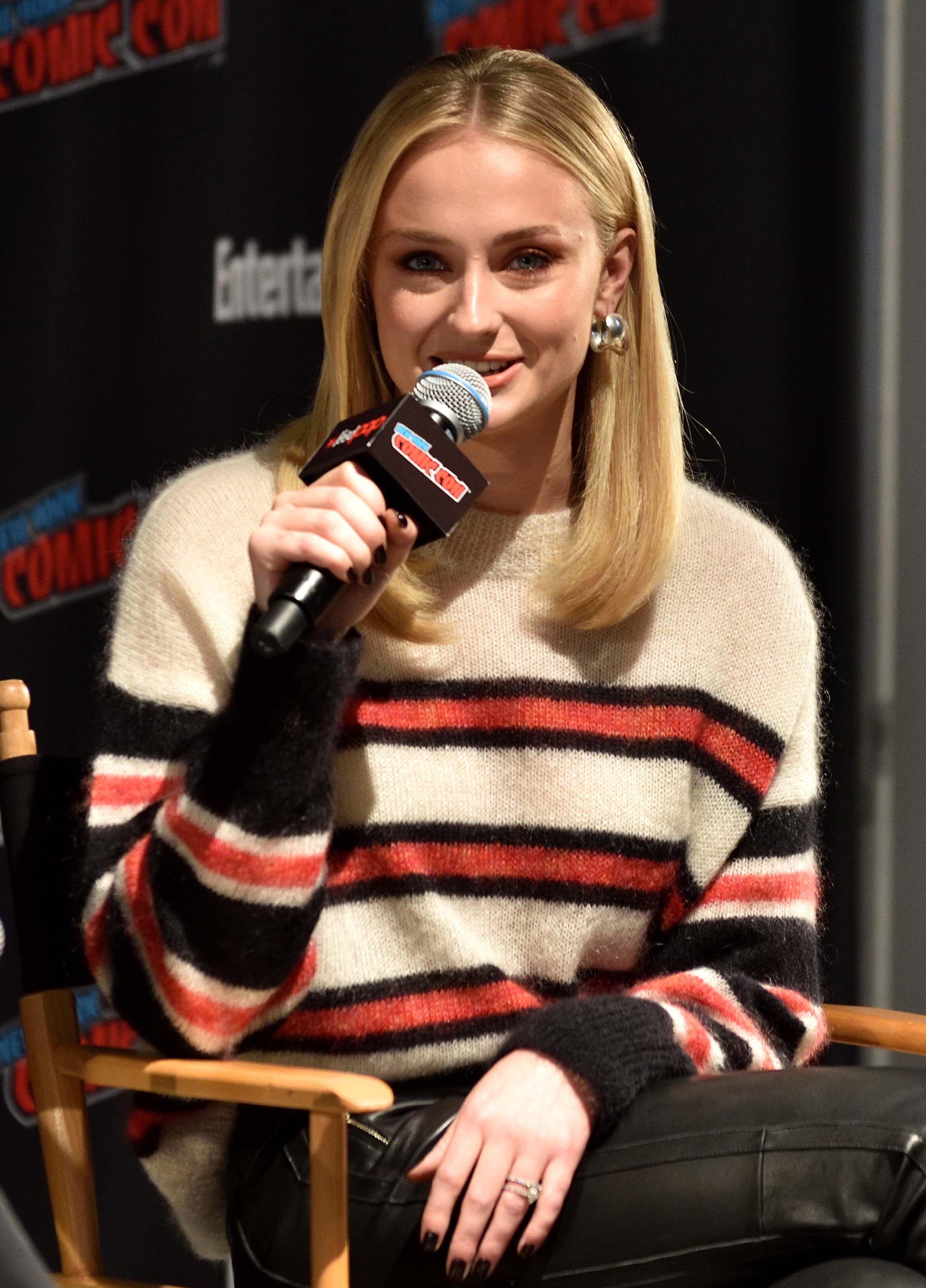 Sophie Turner attends Entertainment Weekly’s panel