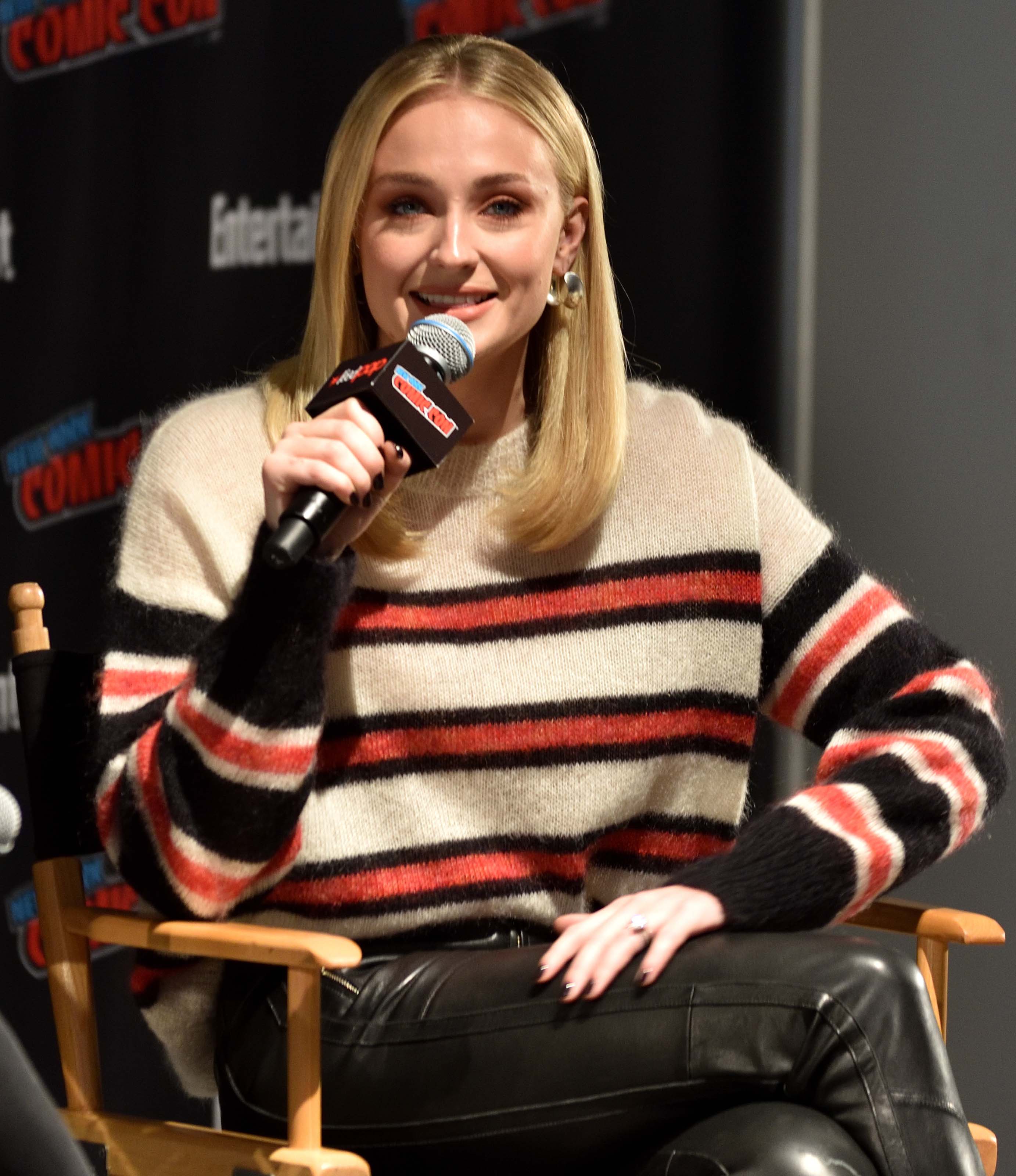 Sophie Turner attends Entertainment Weekly’s panel