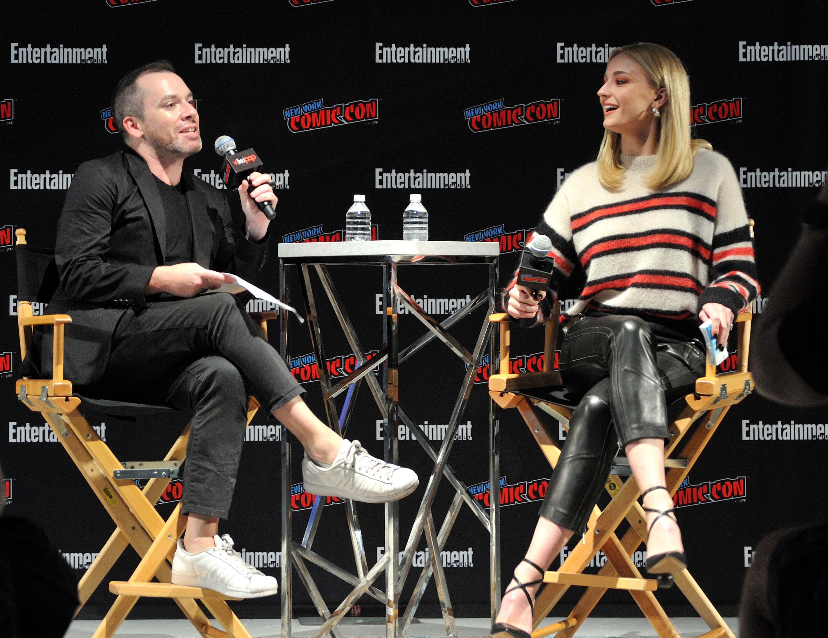 Sophie Turner attends Entertainment Weekly’s panel