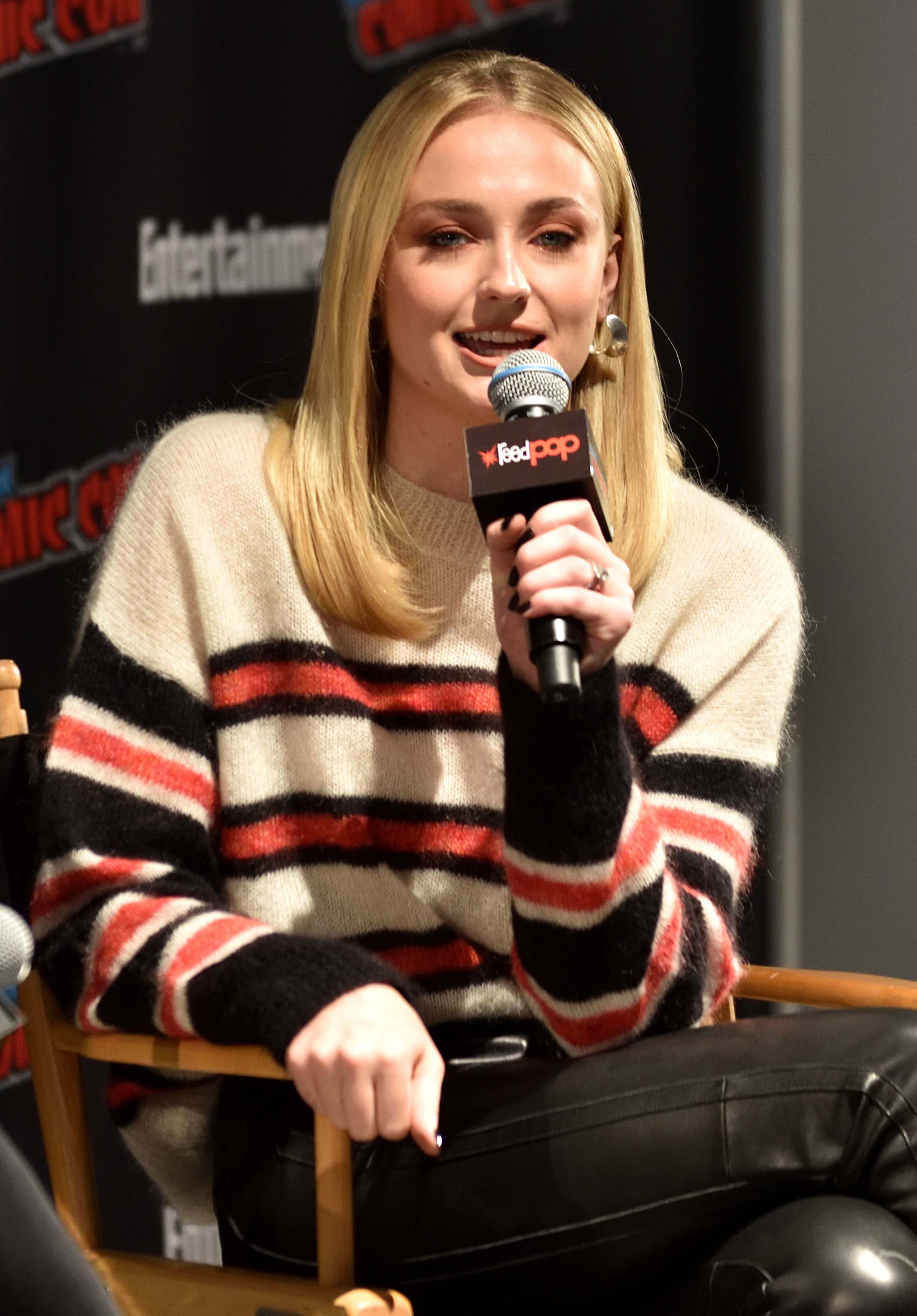 Sophie Turner attends Entertainment Weekly’s panel