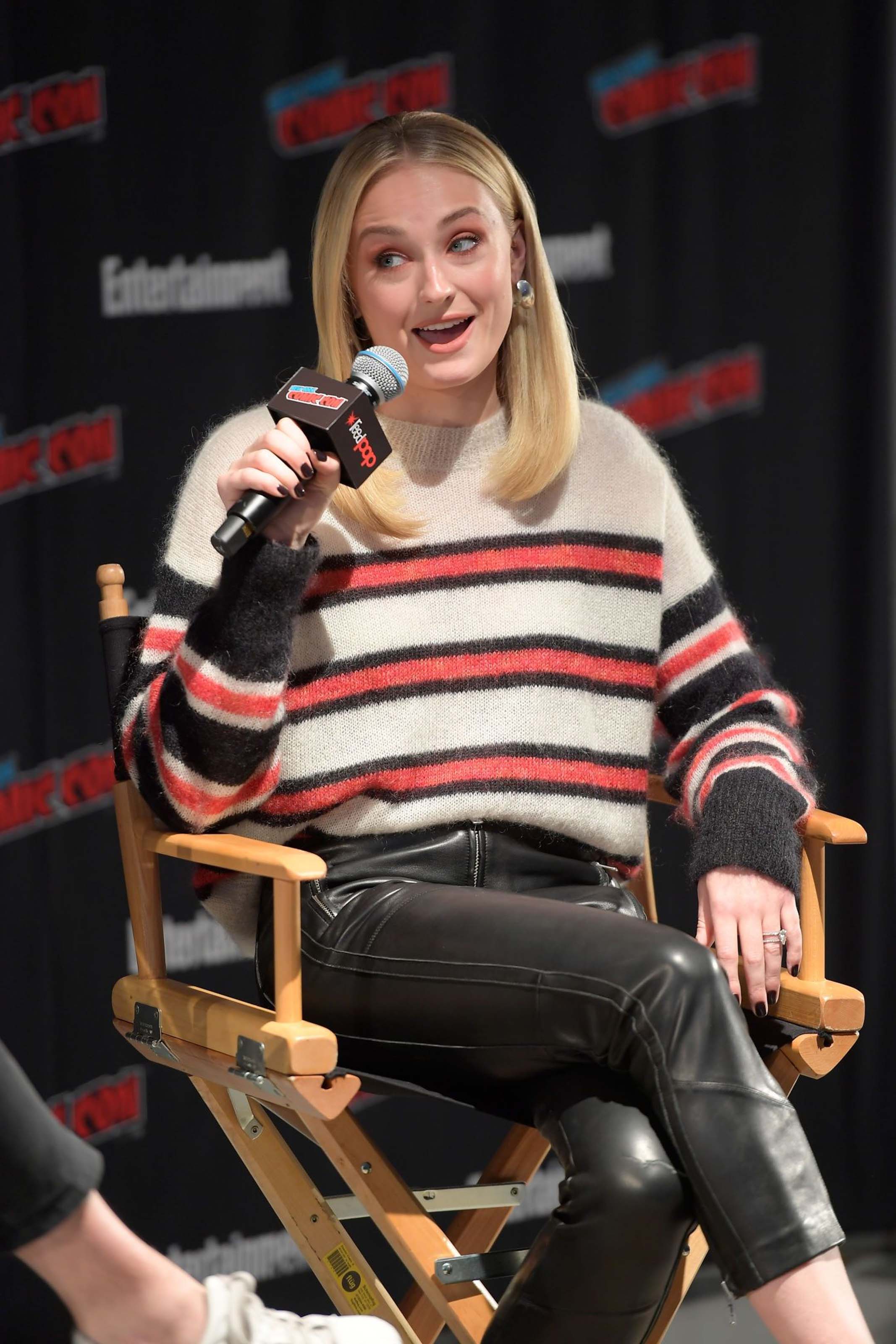 Sophie Turner attends Entertainment Weekly’s panel