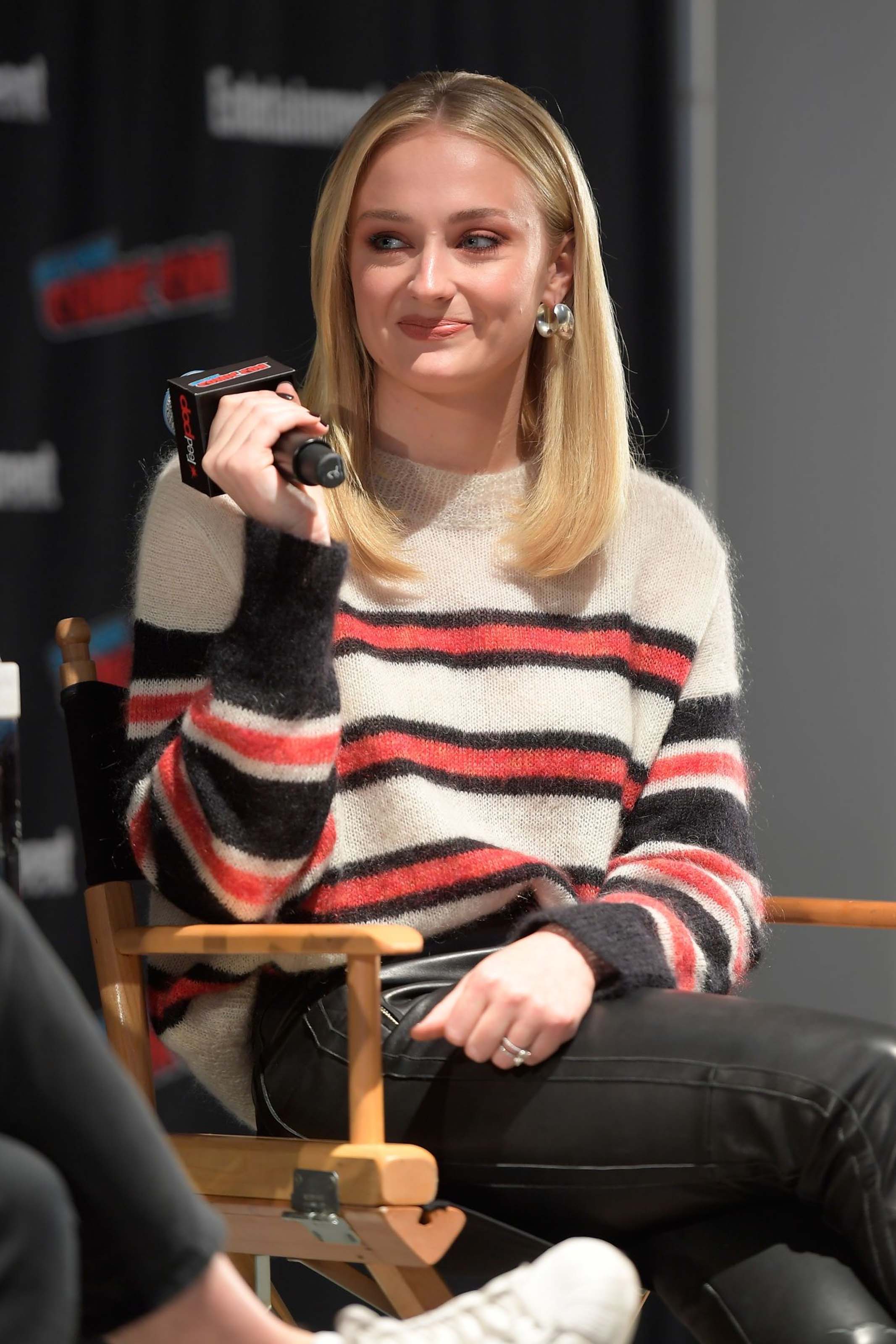 Sophie Turner attends Entertainment Weekly’s panel