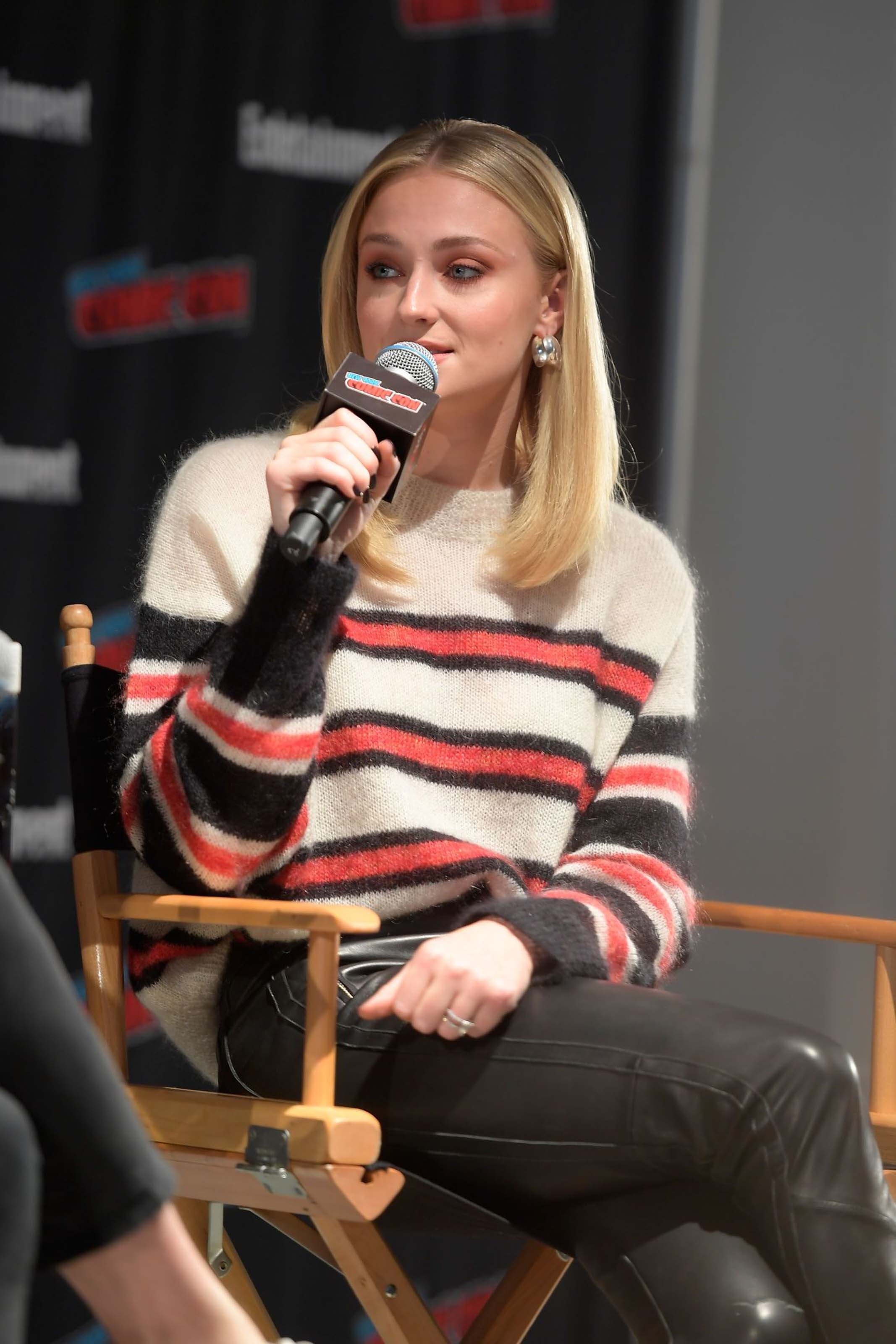 Sophie Turner attends Entertainment Weekly’s panel