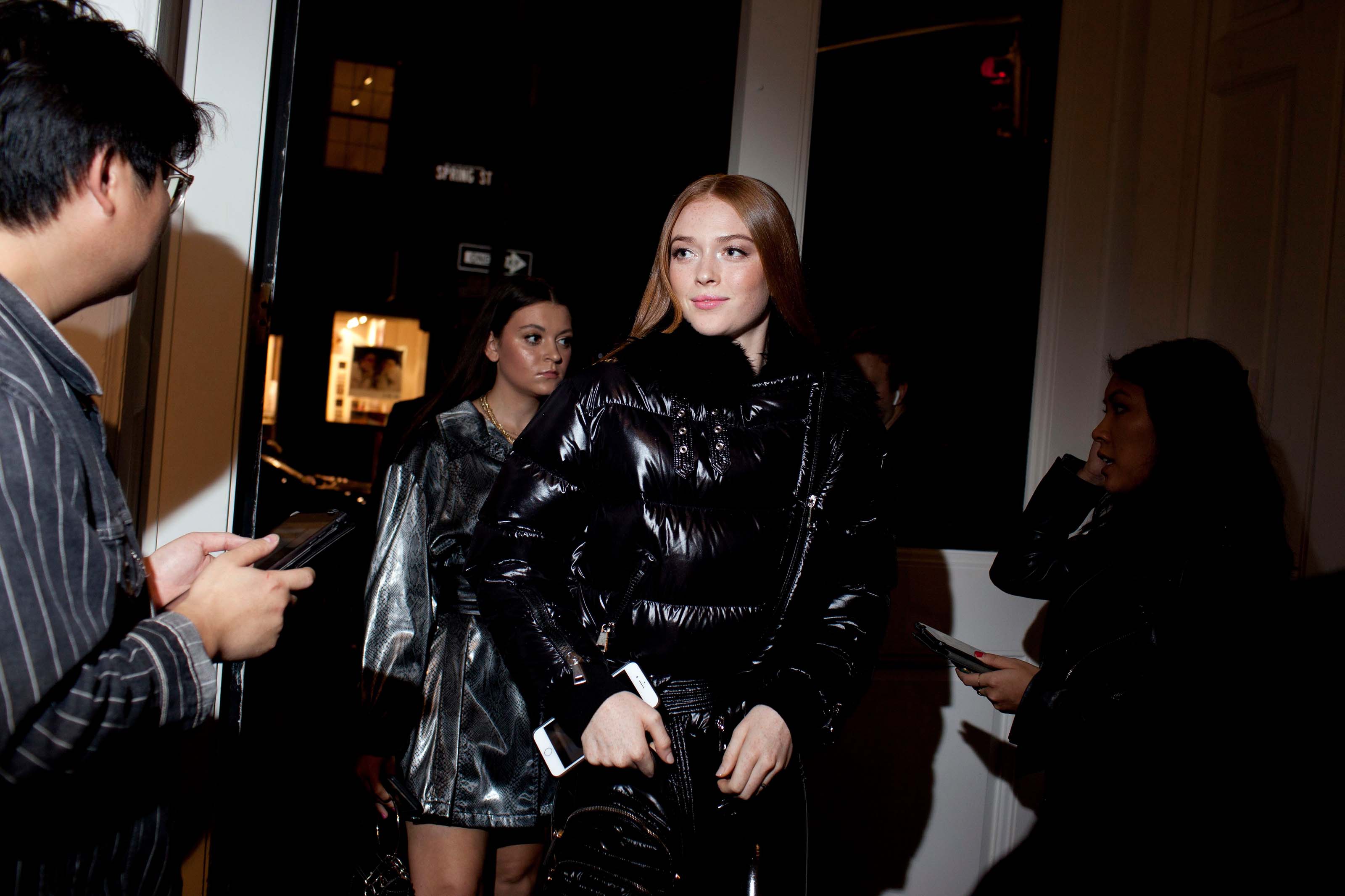 Larsen Thompson attends Moncler + Barney’s ‘1 Moncler Pierpaolo Piccioli