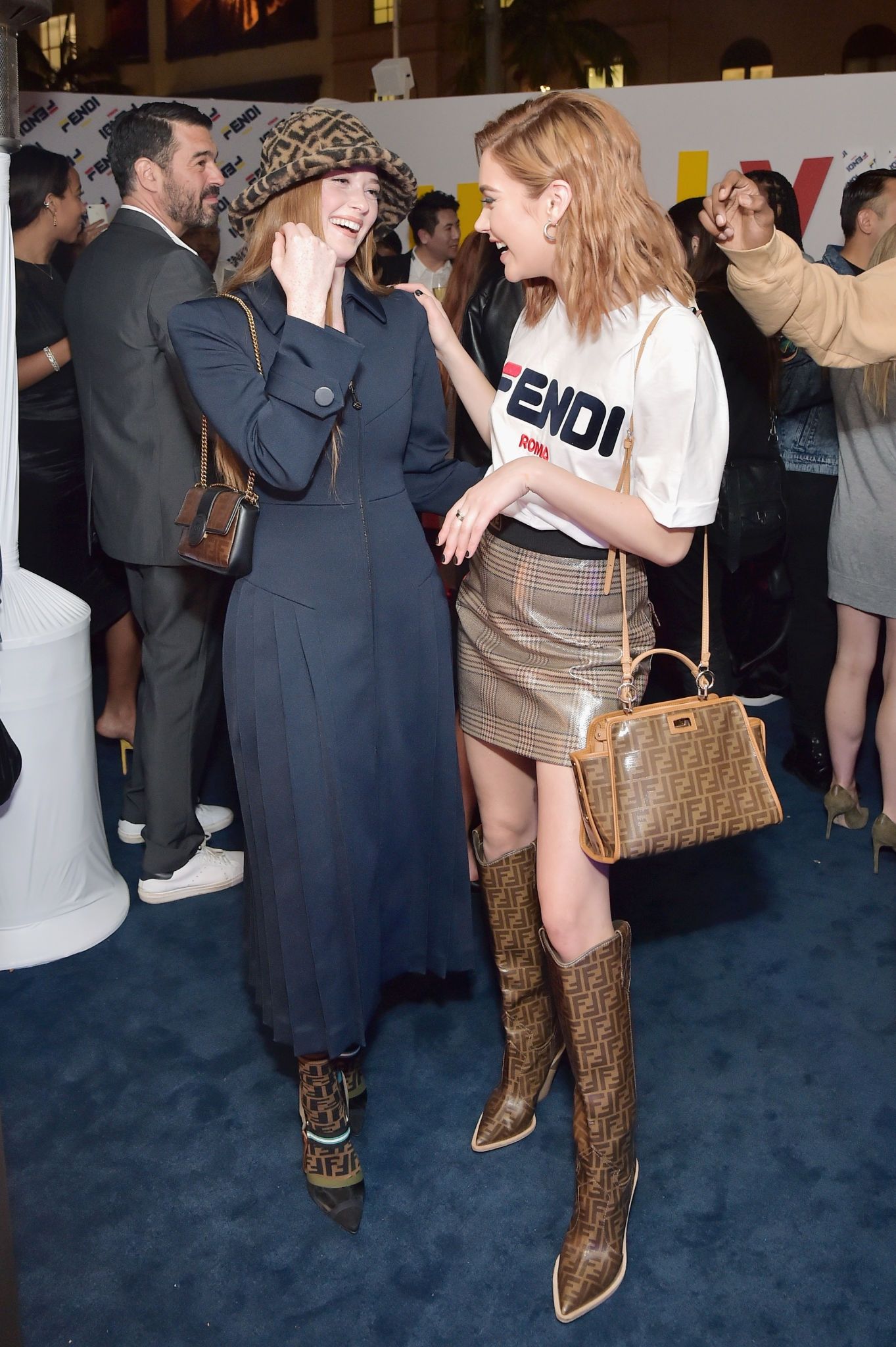 Amanda Steele attends Fendi Mania Capsule Collection Lauch