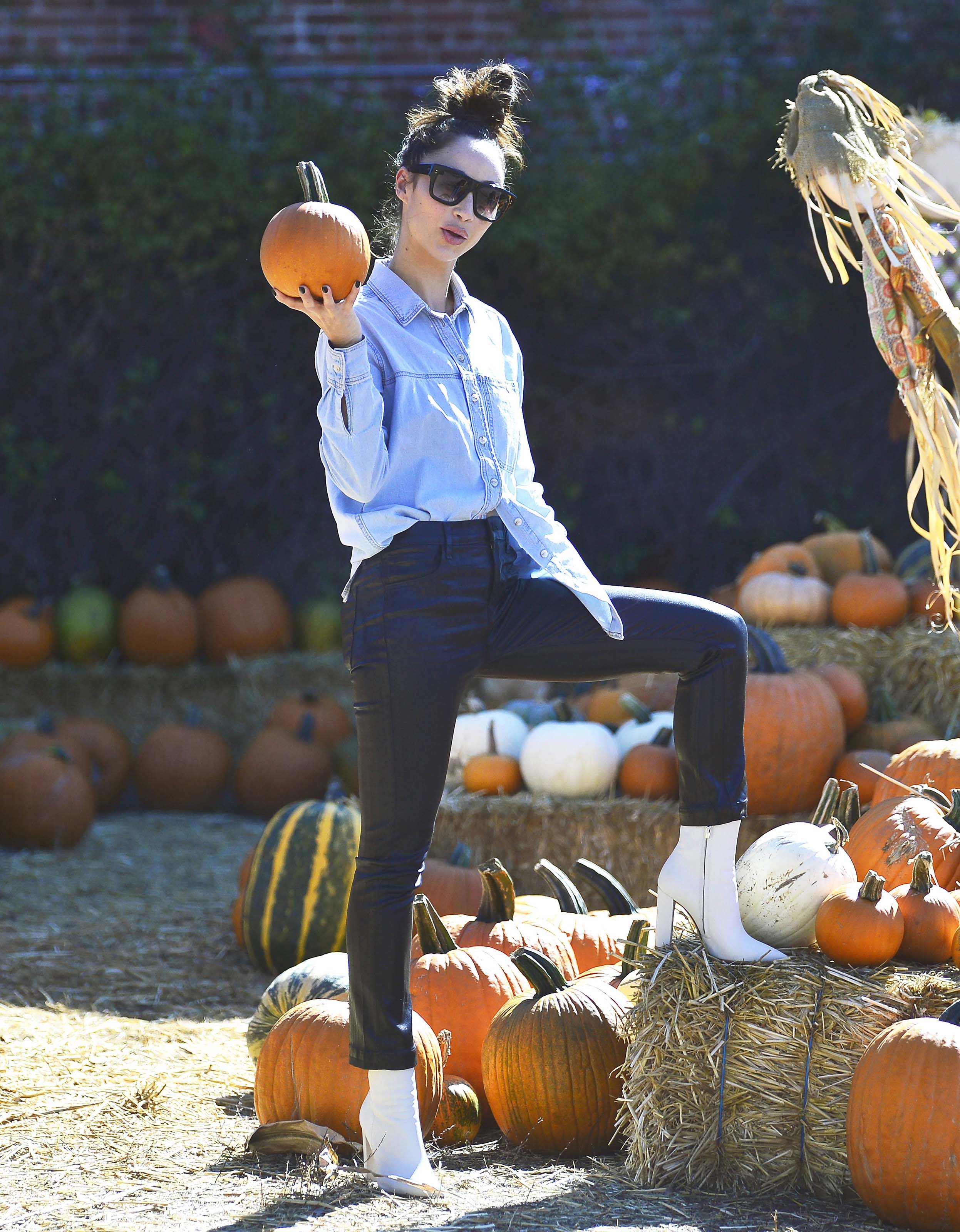 Cara Santana at Pumpkin Patch