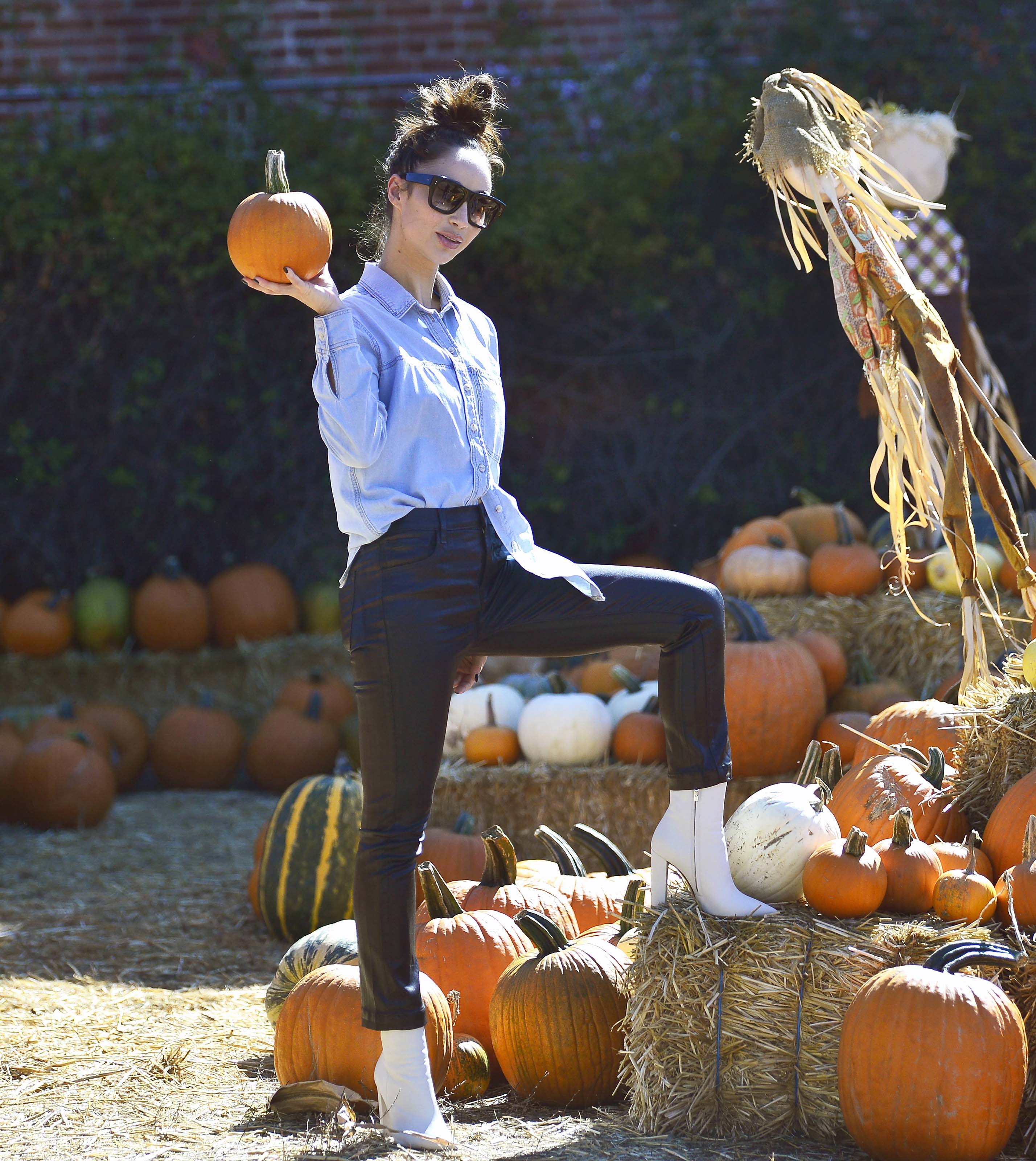 Cara Santana at Pumpkin Patch