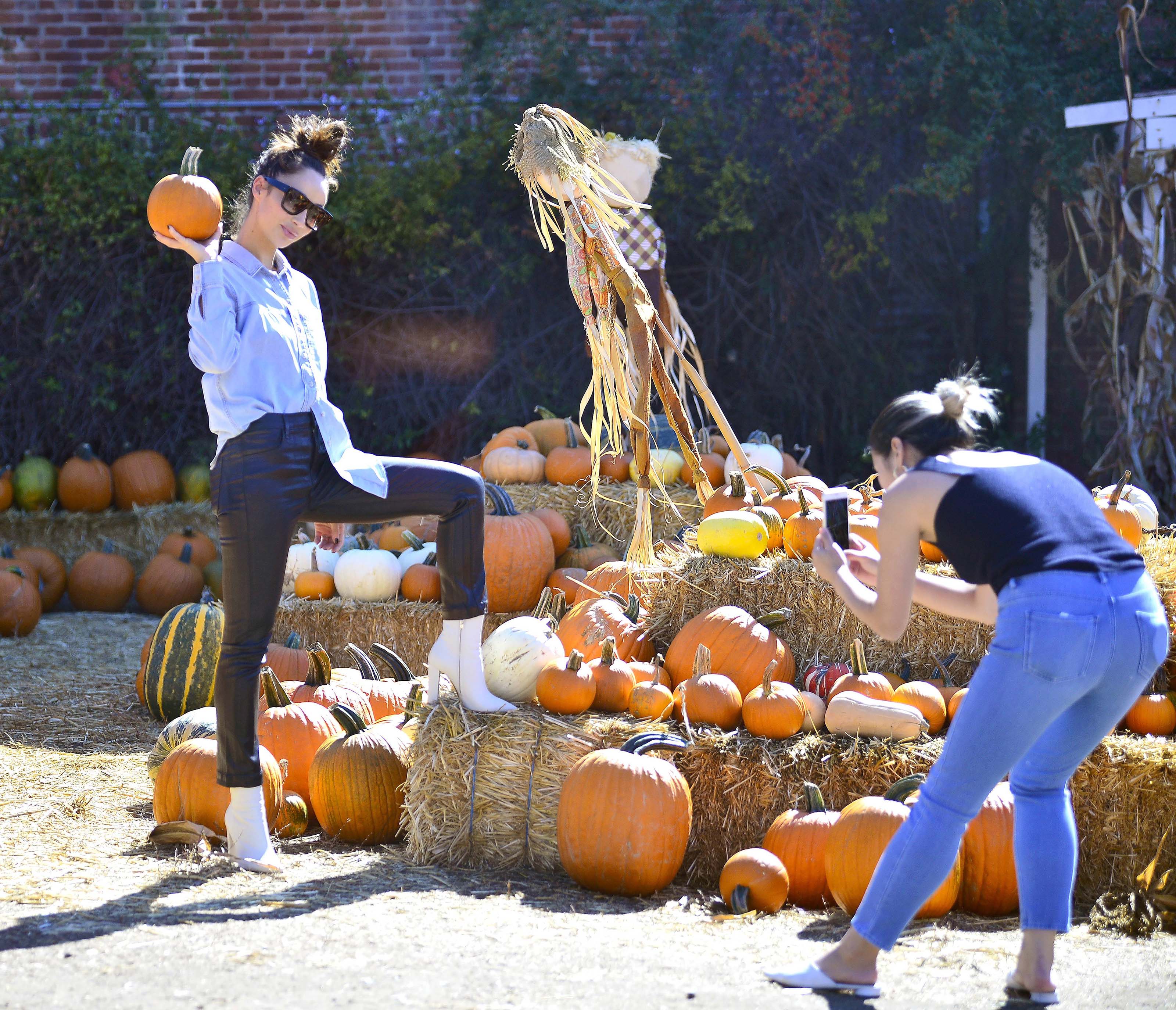 Cara Santana at Pumpkin Patch