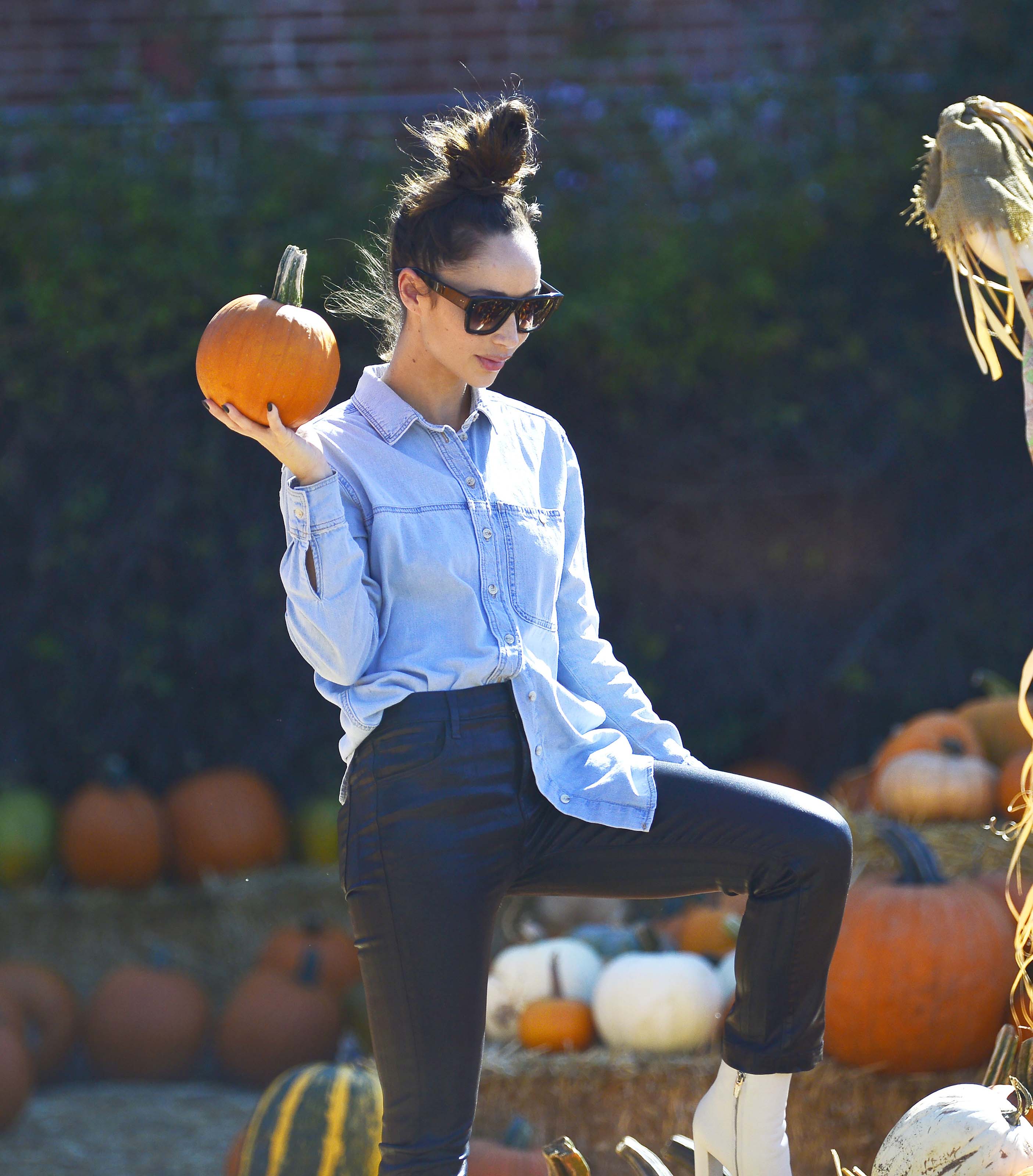 Cara Santana at Pumpkin Patch