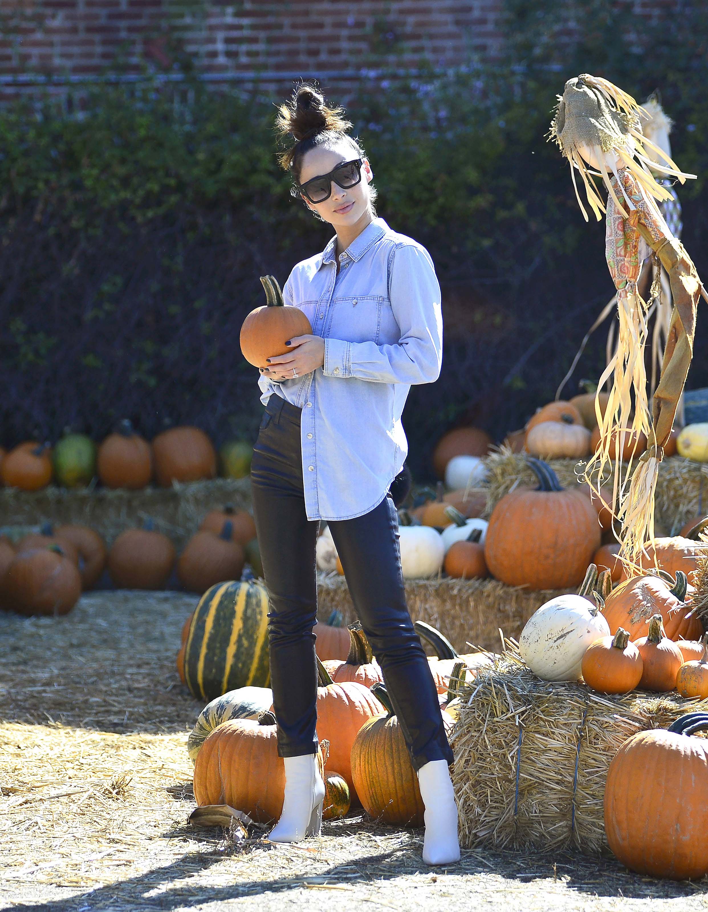 Cara Santana at Pumpkin Patch