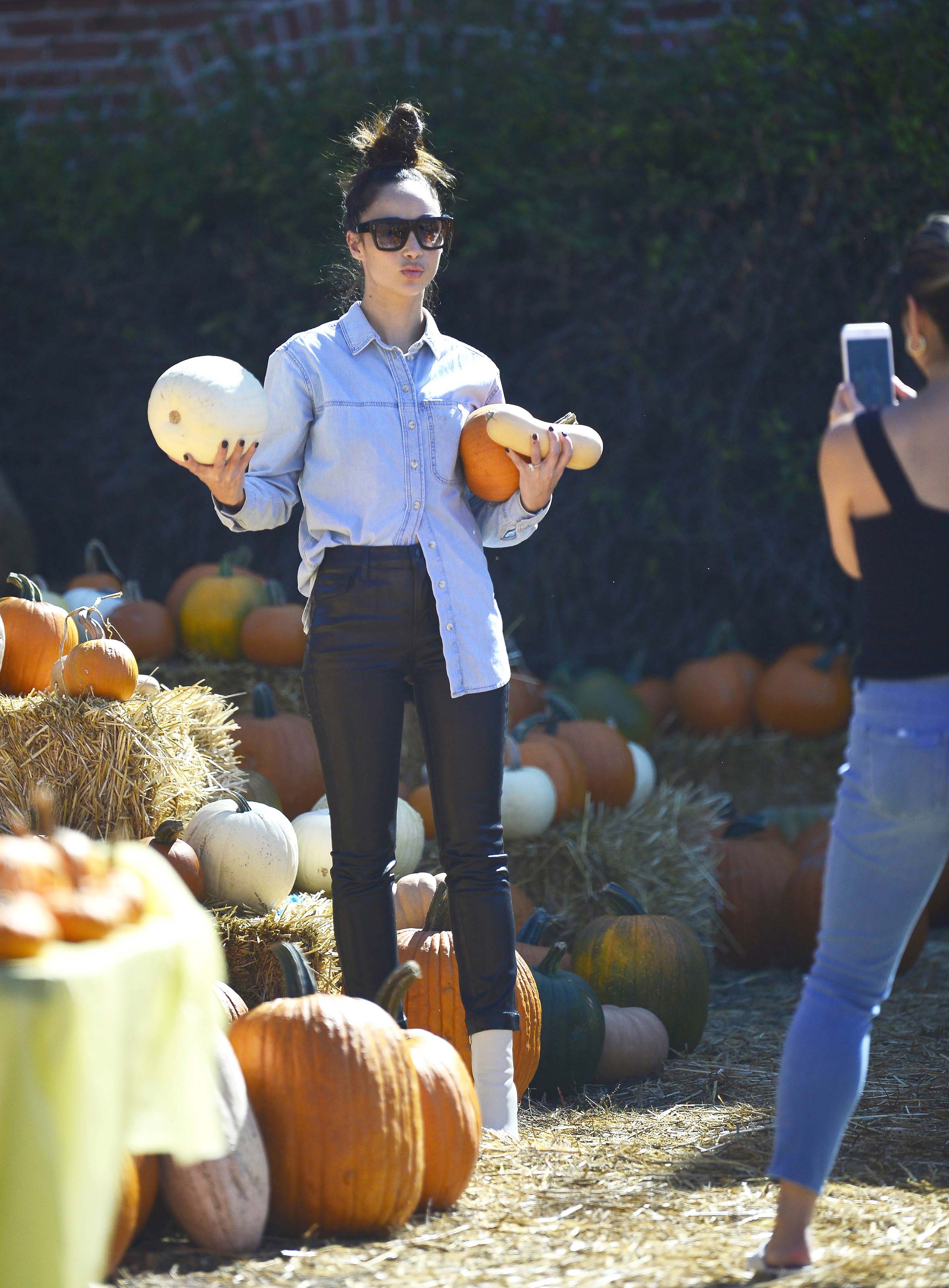 Cara Santana at Pumpkin Patch