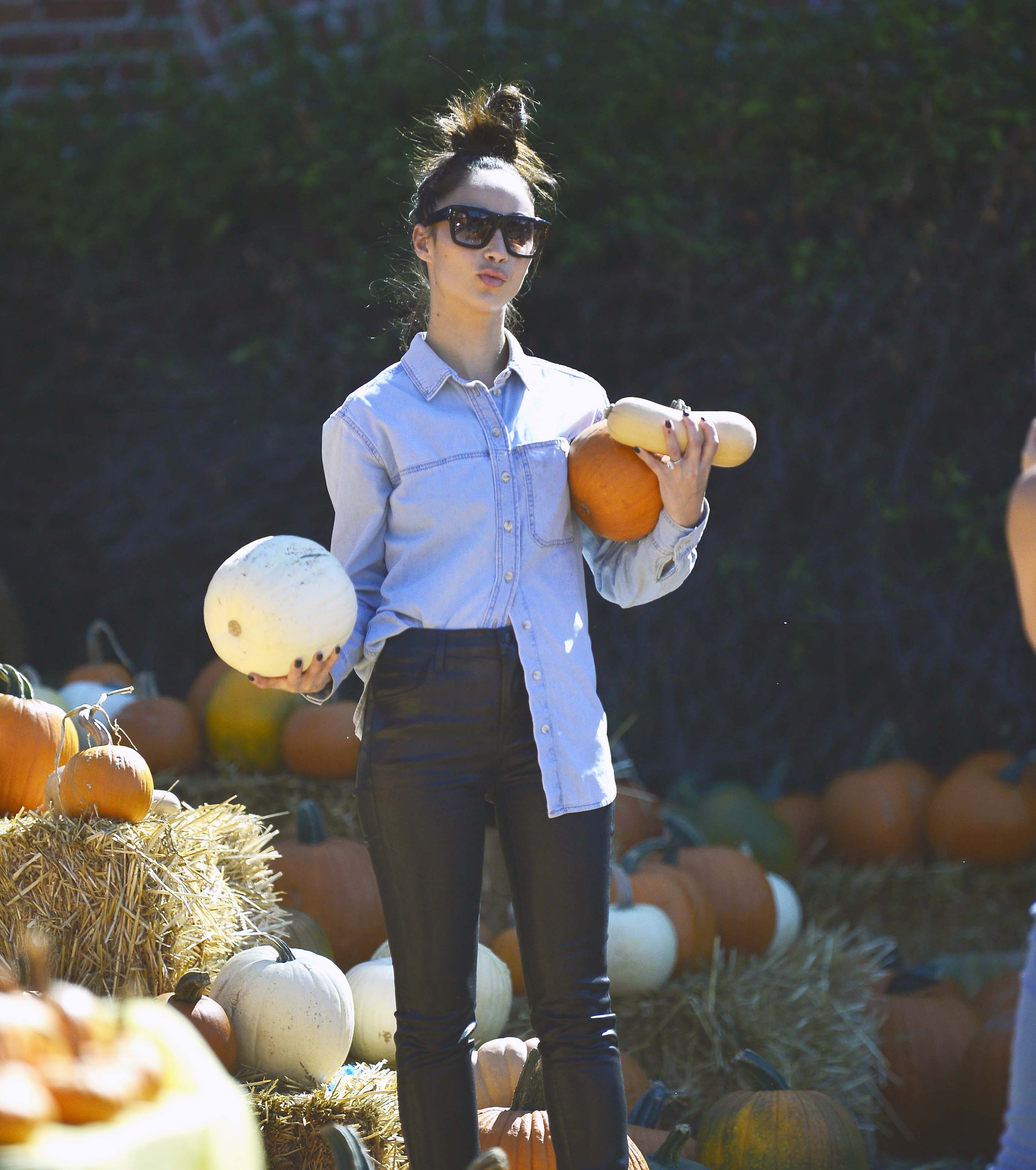 Cara Santana at Pumpkin Patch