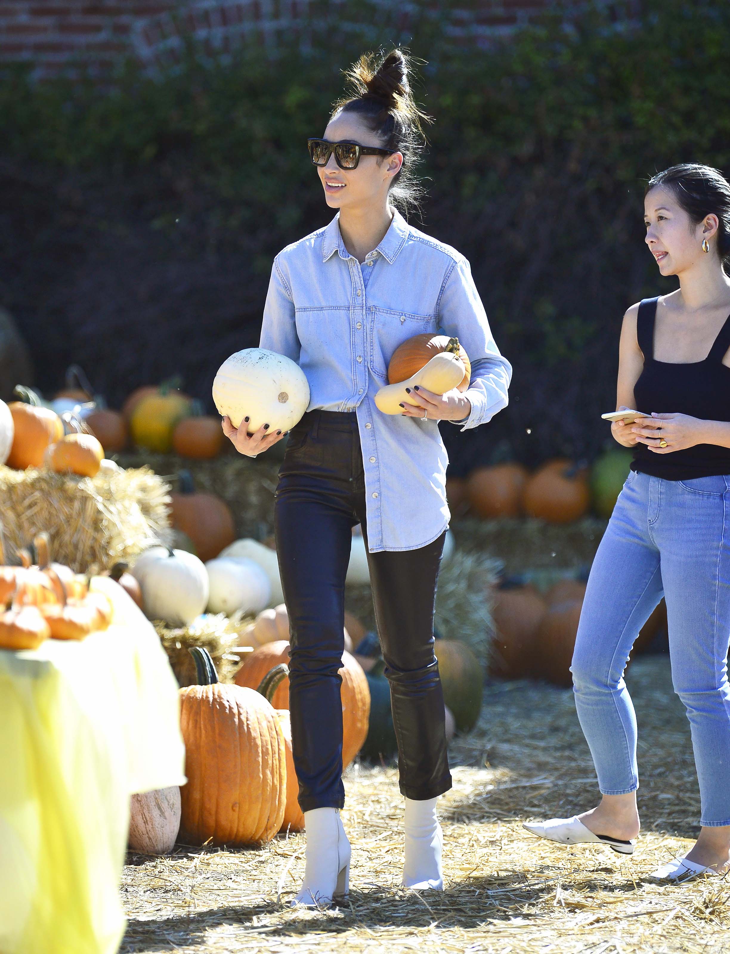 Cara Santana at Pumpkin Patch