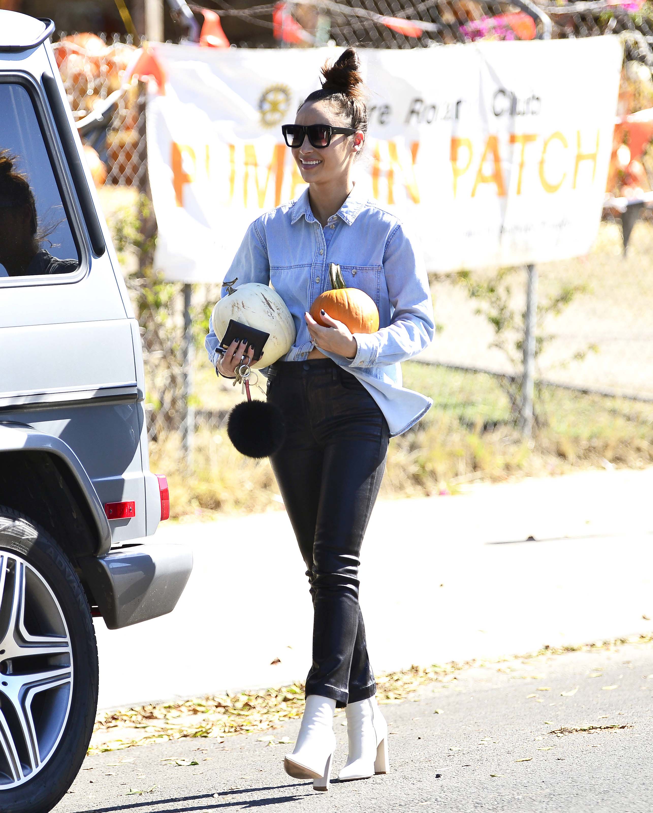 Cara Santana at Pumpkin Patch