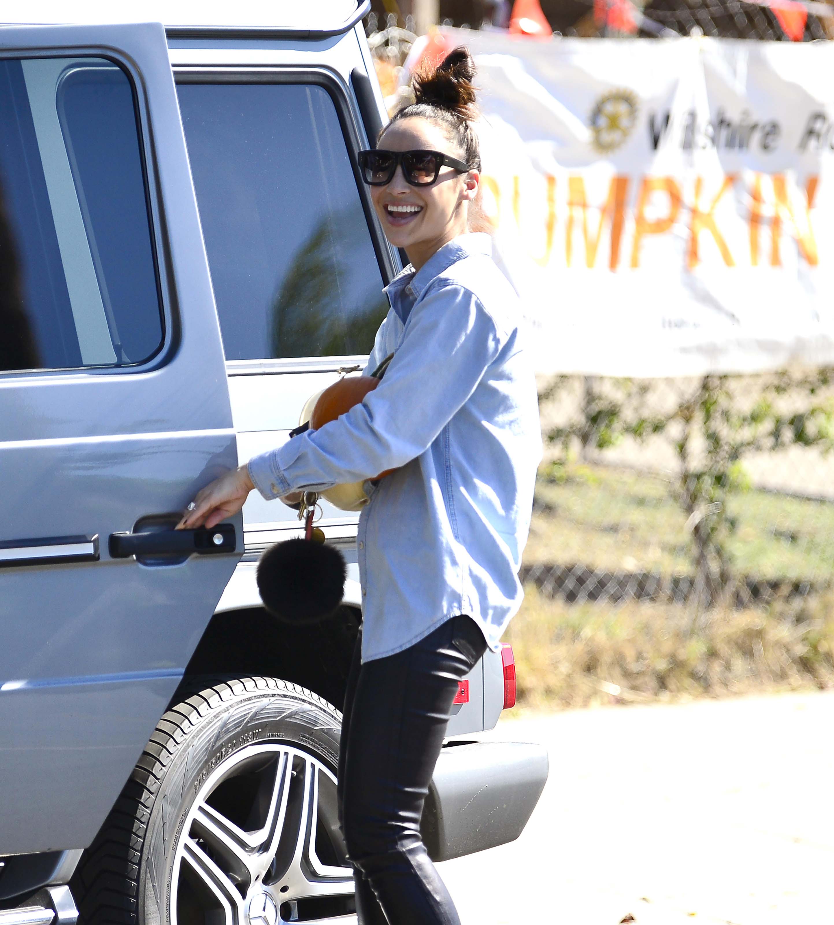 Cara Santana at Pumpkin Patch