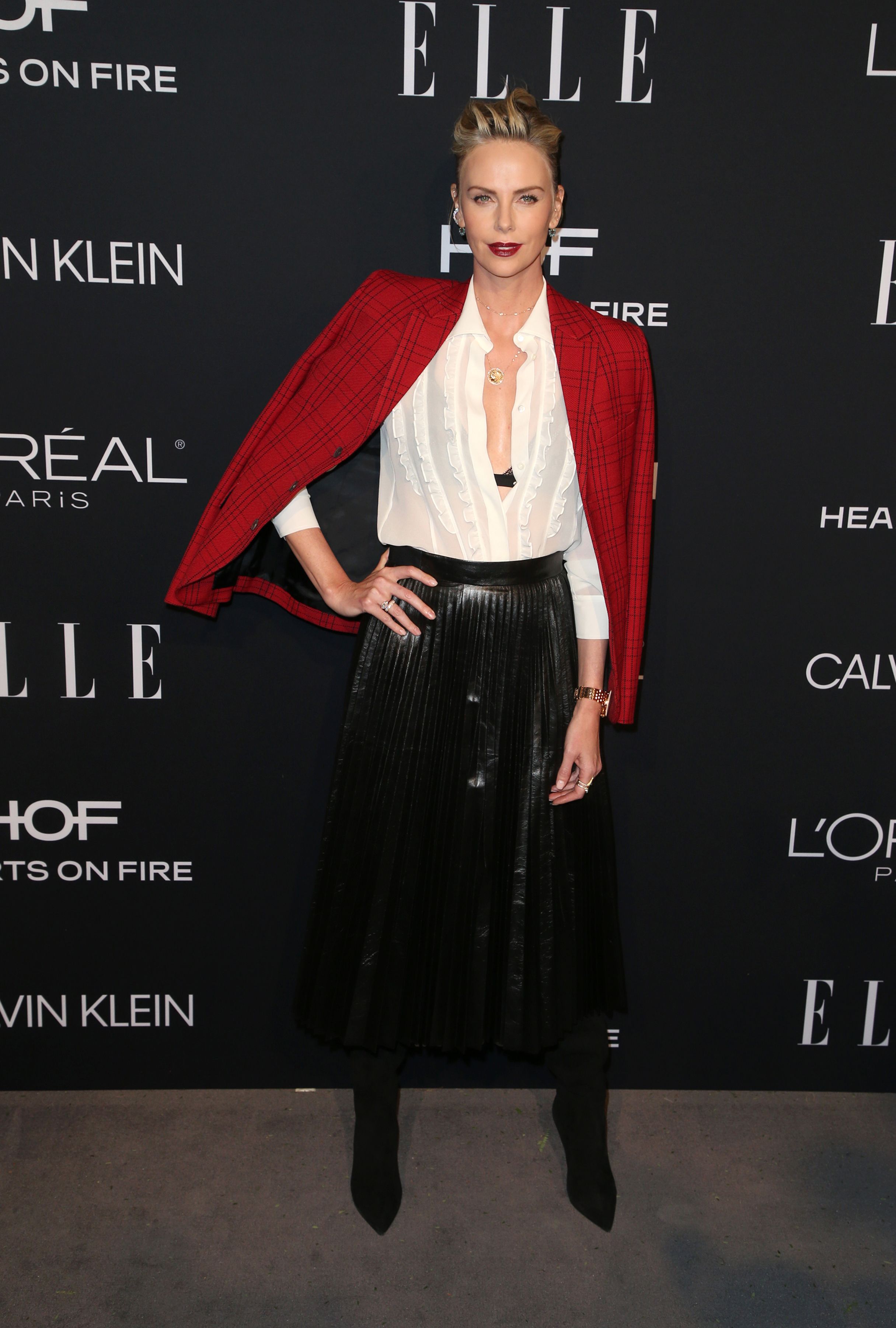 Charlize Theron attends ELLE’s 25th Annual Women