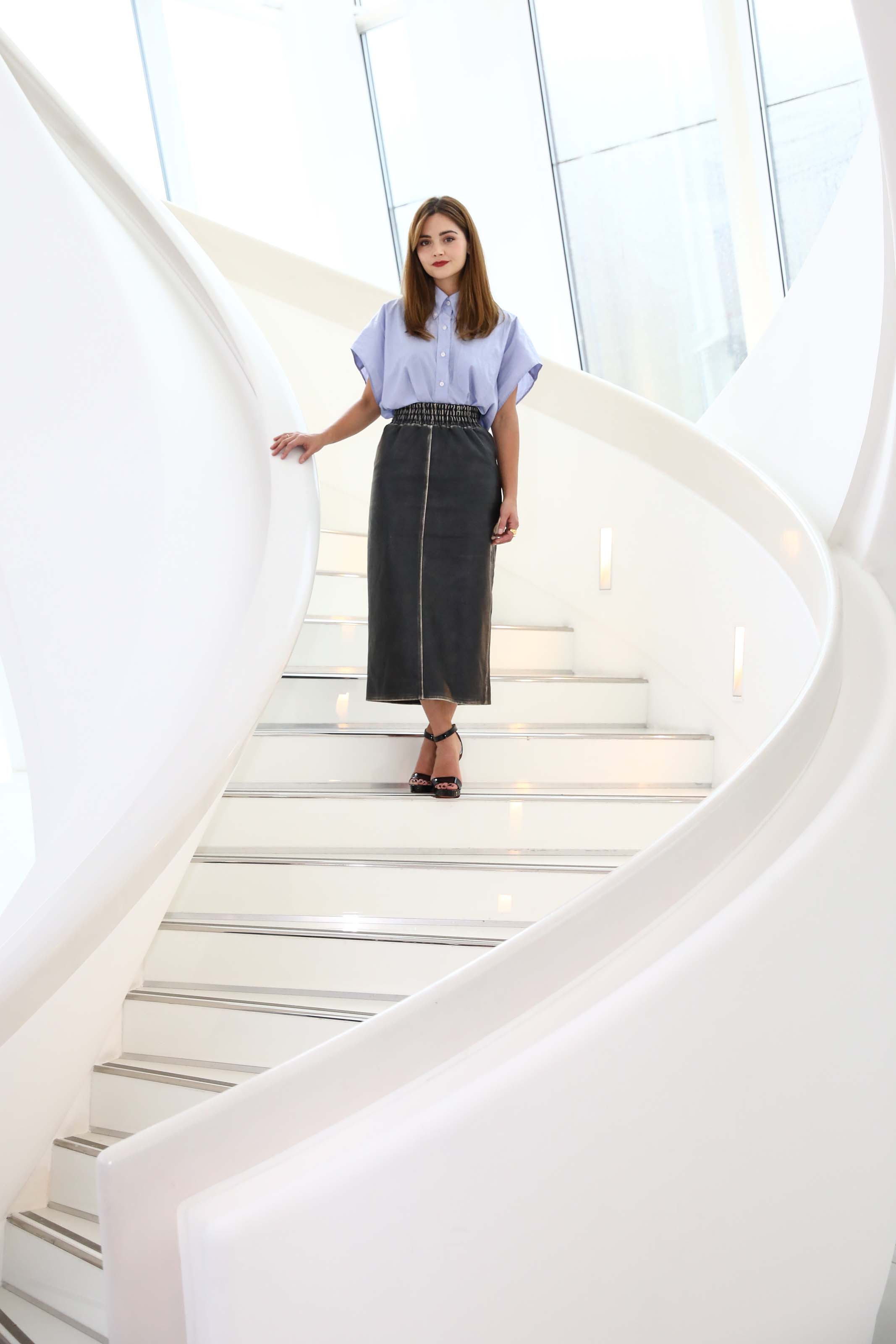 Jenna-Louise Coleman attends The Cry photocall