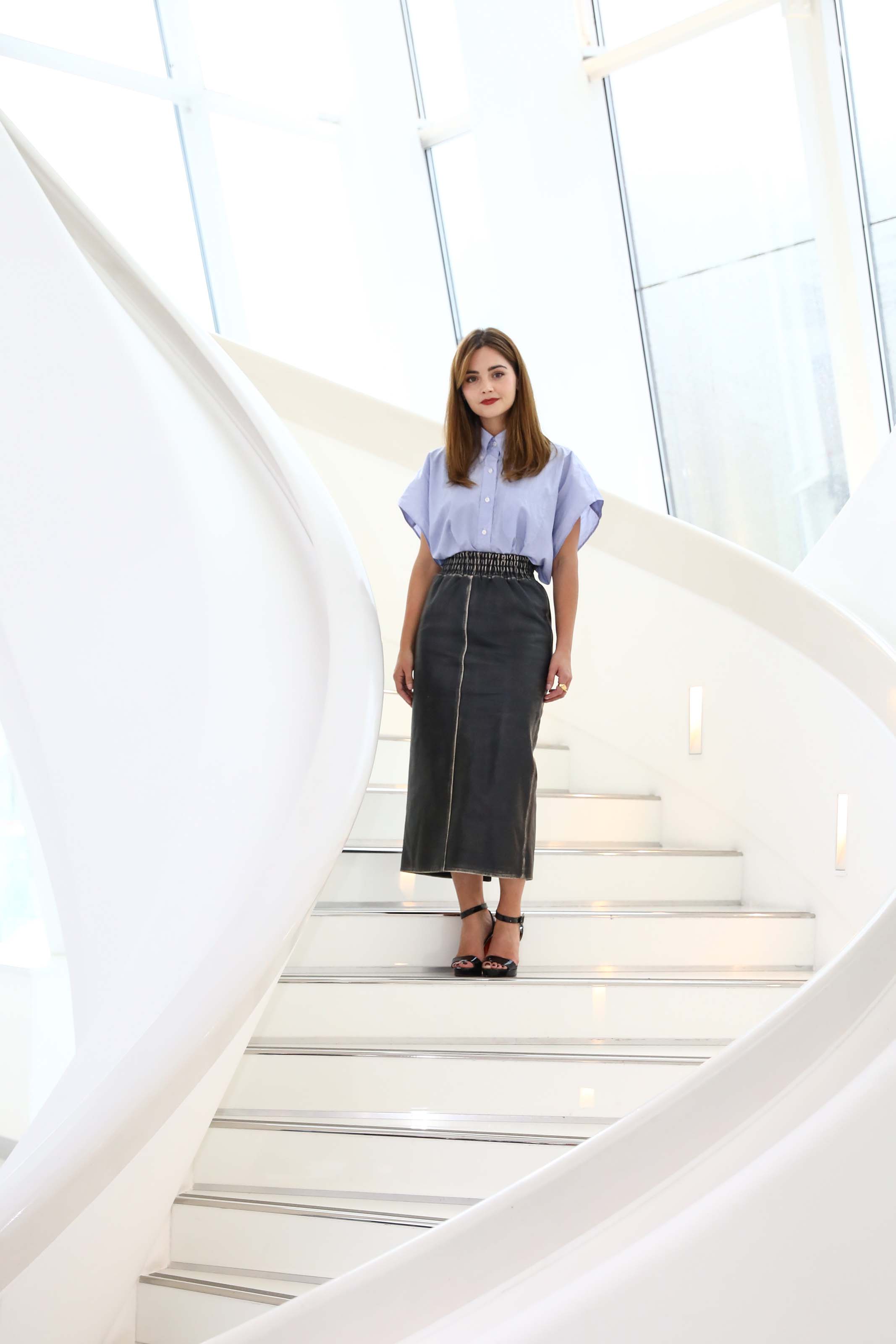 Jenna-Louise Coleman attends The Cry photocall