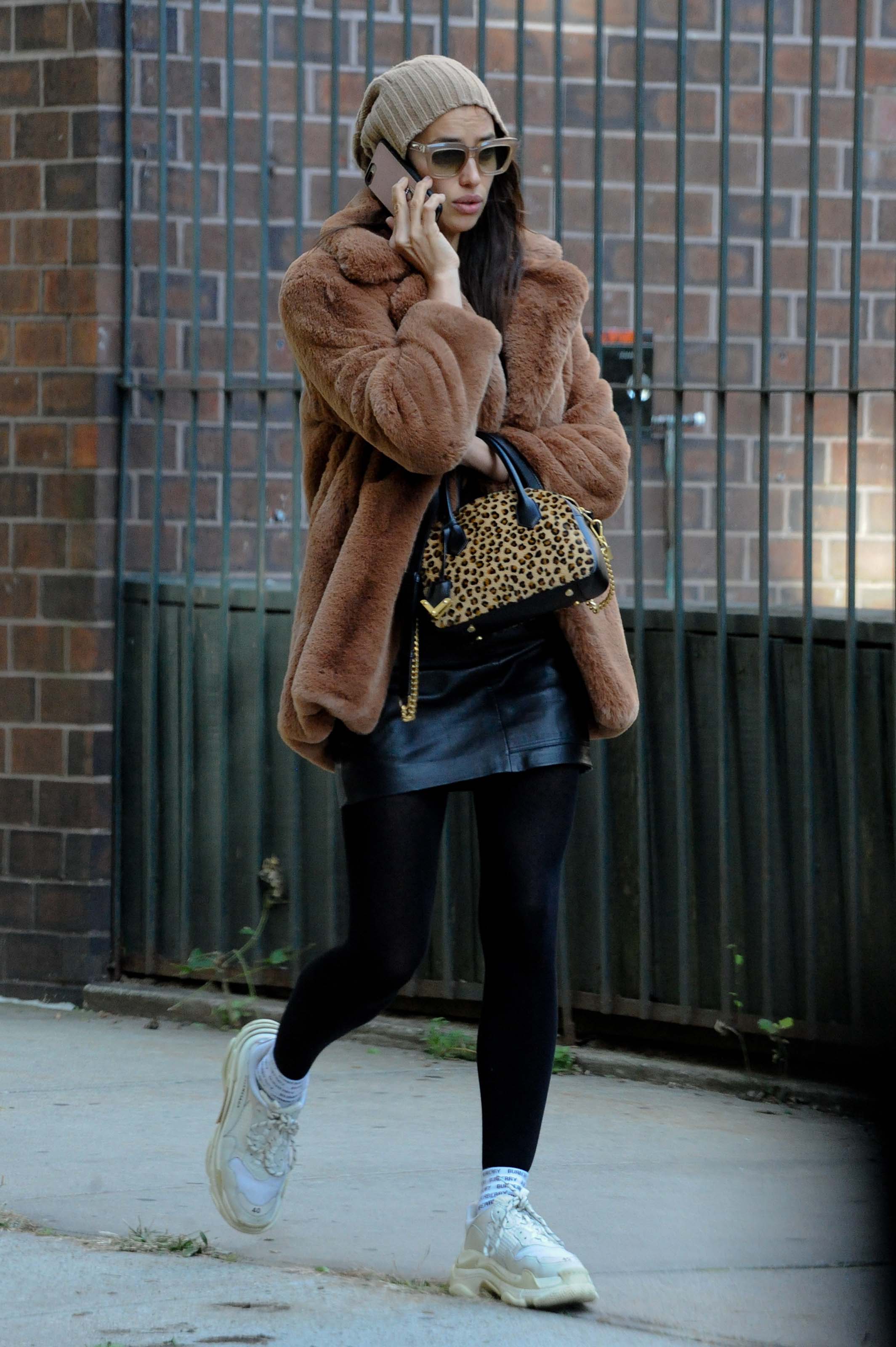 Irina Shayk out and about in NYC