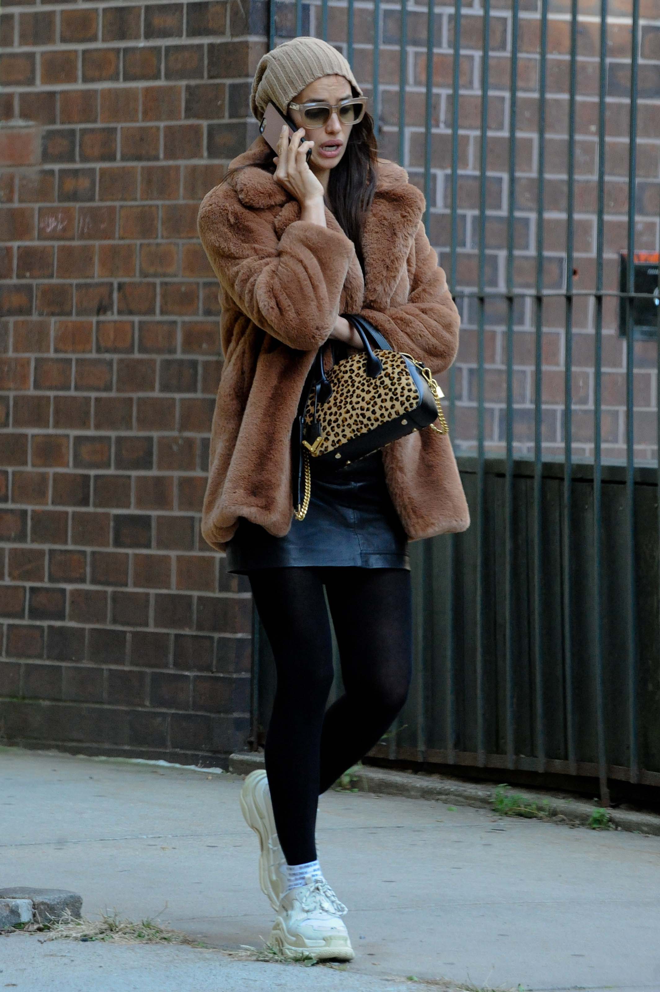 Irina Shayk out and about in NYC