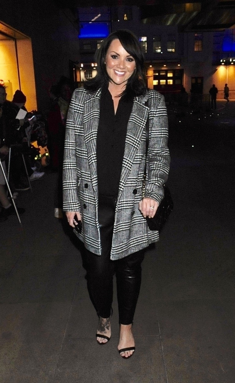 Martine McCutcheon attends The One Show Studios