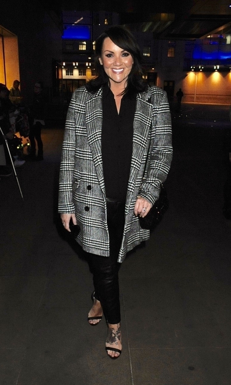 Martine McCutcheon attends The One Show Studios