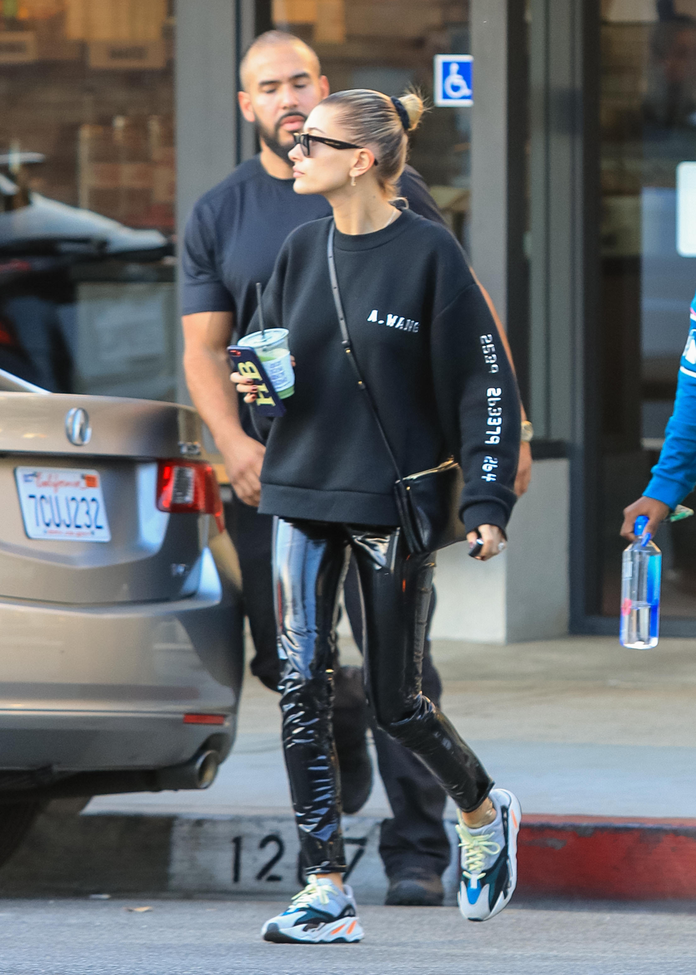 Hailey Baldwin is seen in Los Angeles