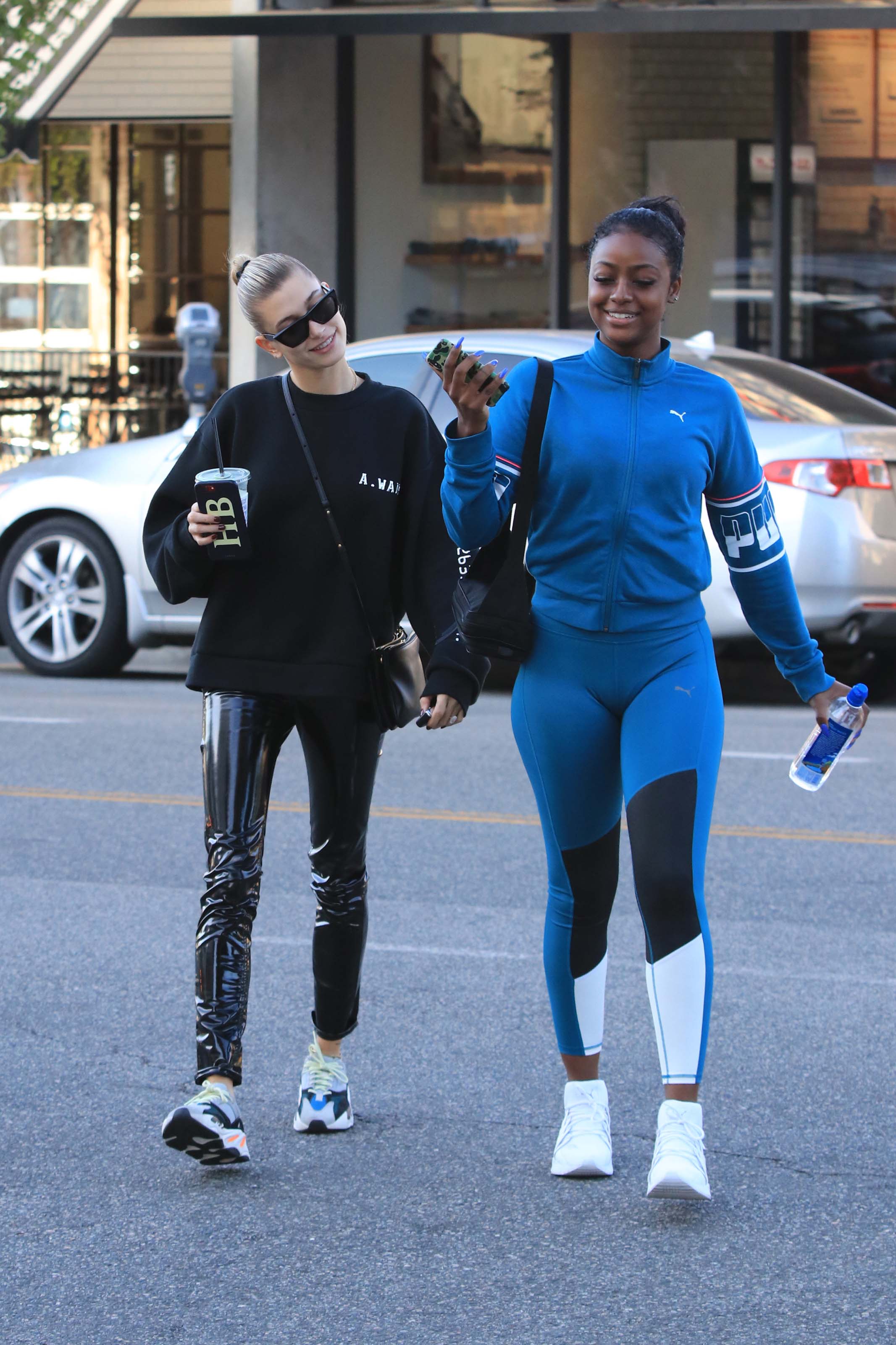 Hailey Baldwin is seen in Los Angeles