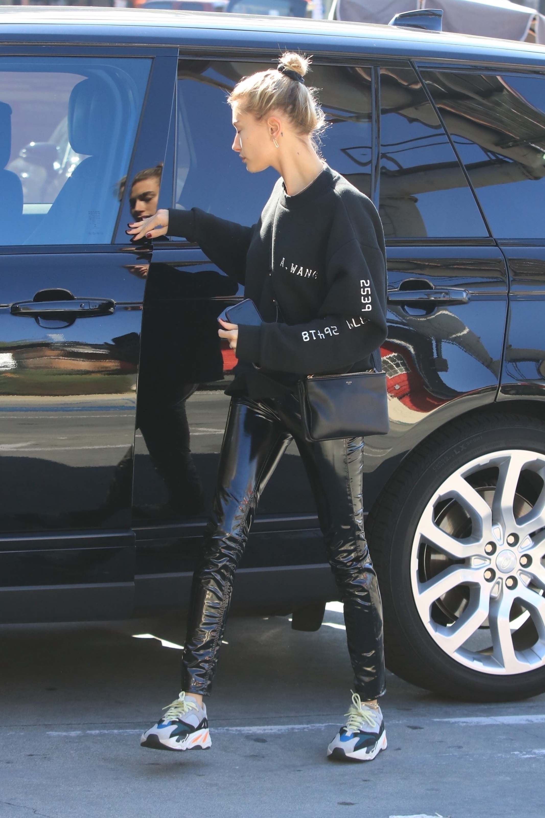 Hailey Baldwin is seen in Los Angeles