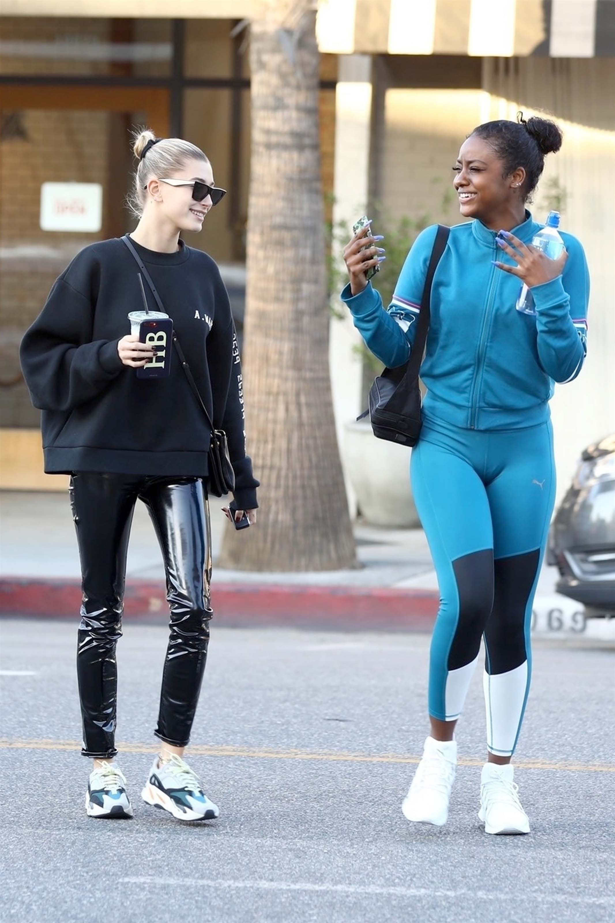 Hailey Baldwin is seen in Los Angeles