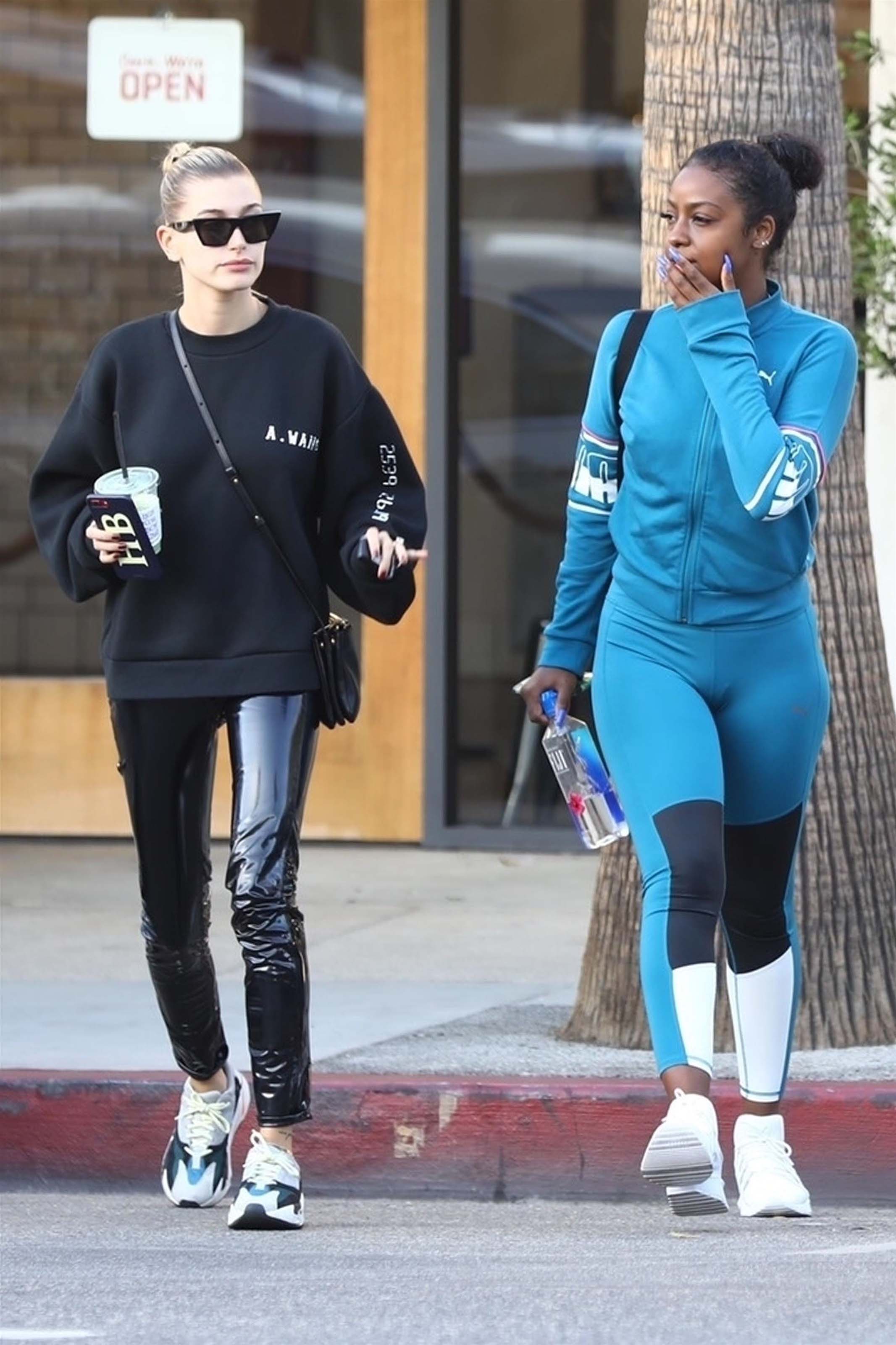 Hailey Baldwin is seen in Los Angeles