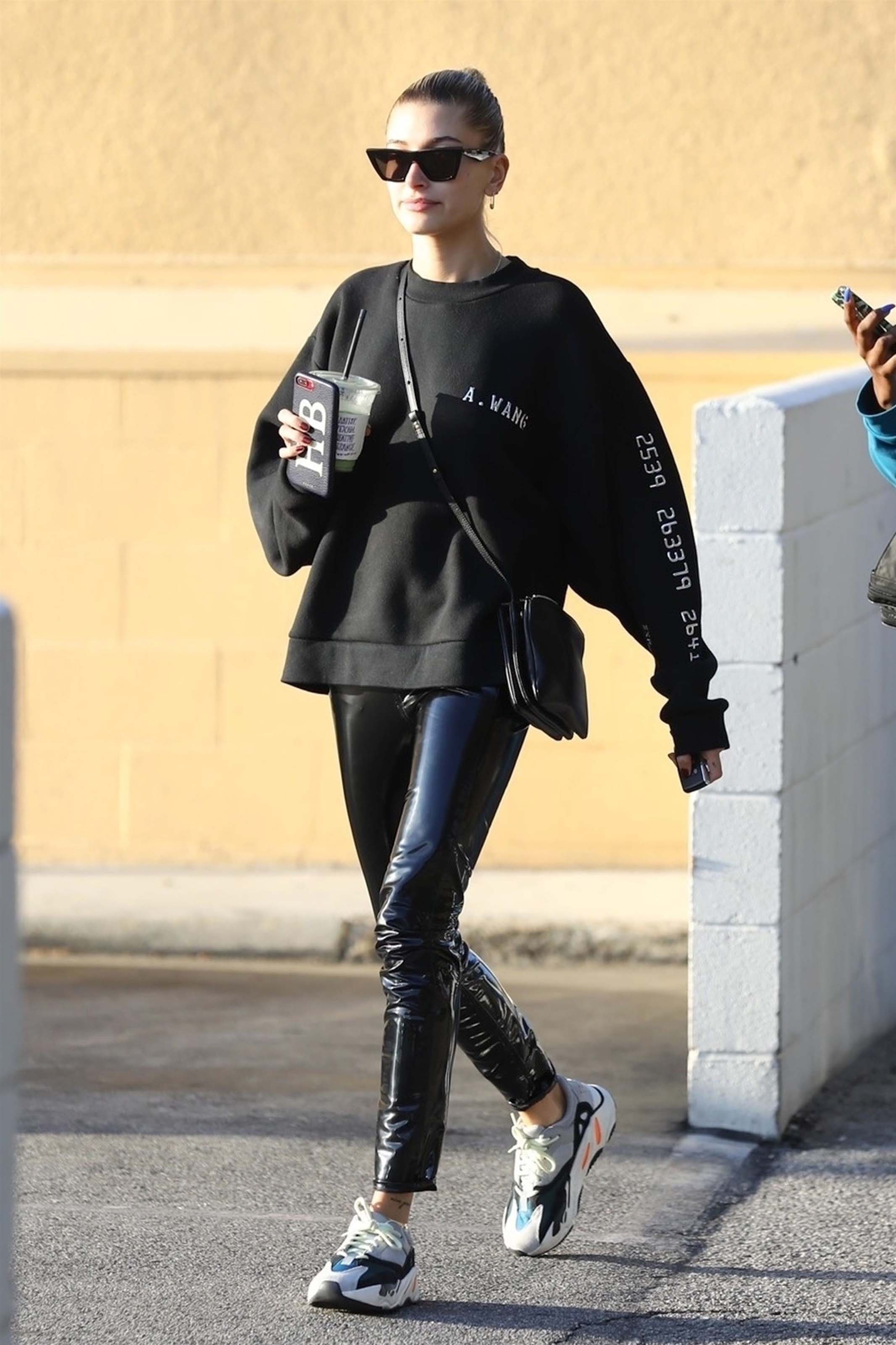 Hailey Baldwin is seen in Los Angeles