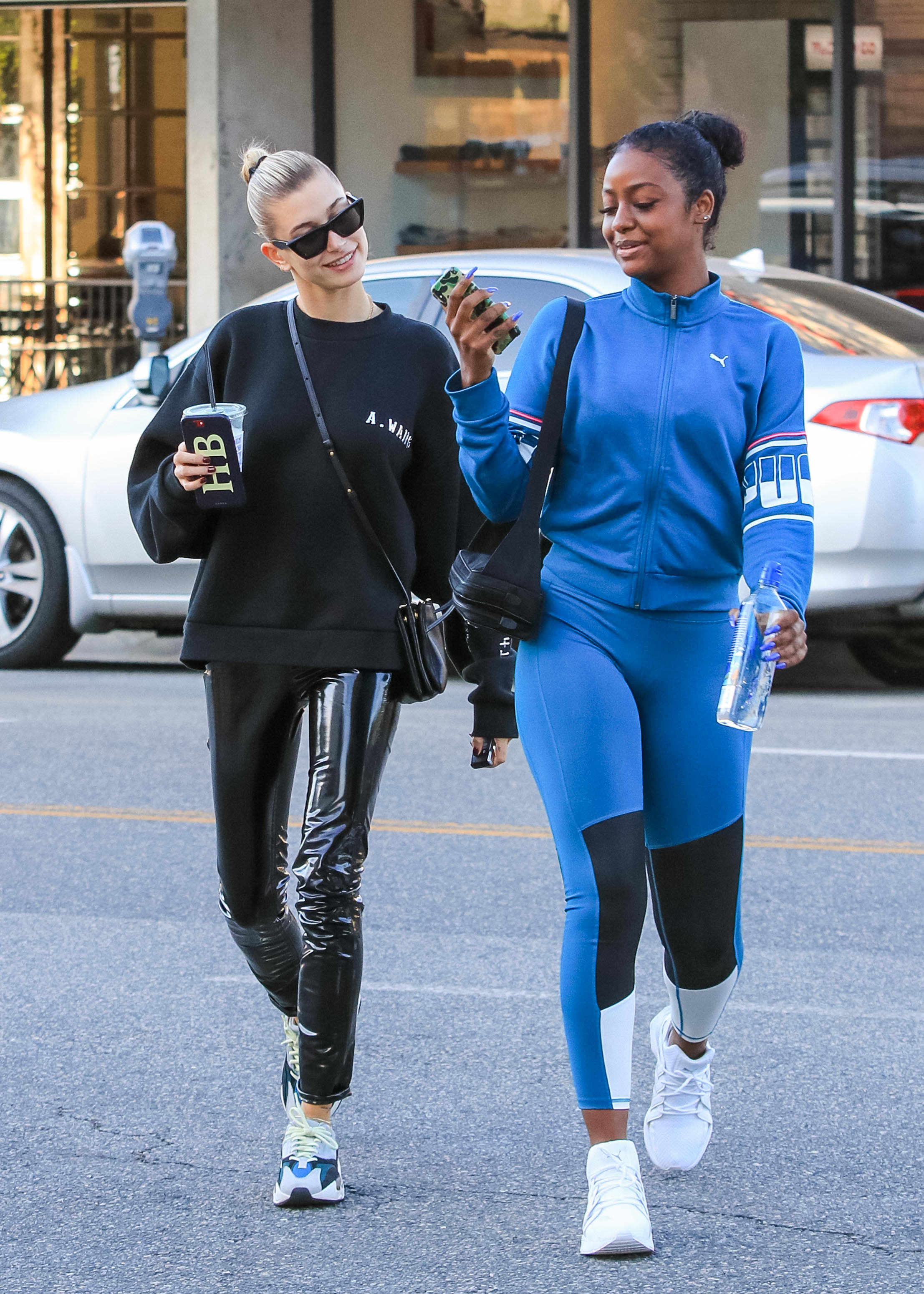 Hailey Baldwin is seen in Los Angeles