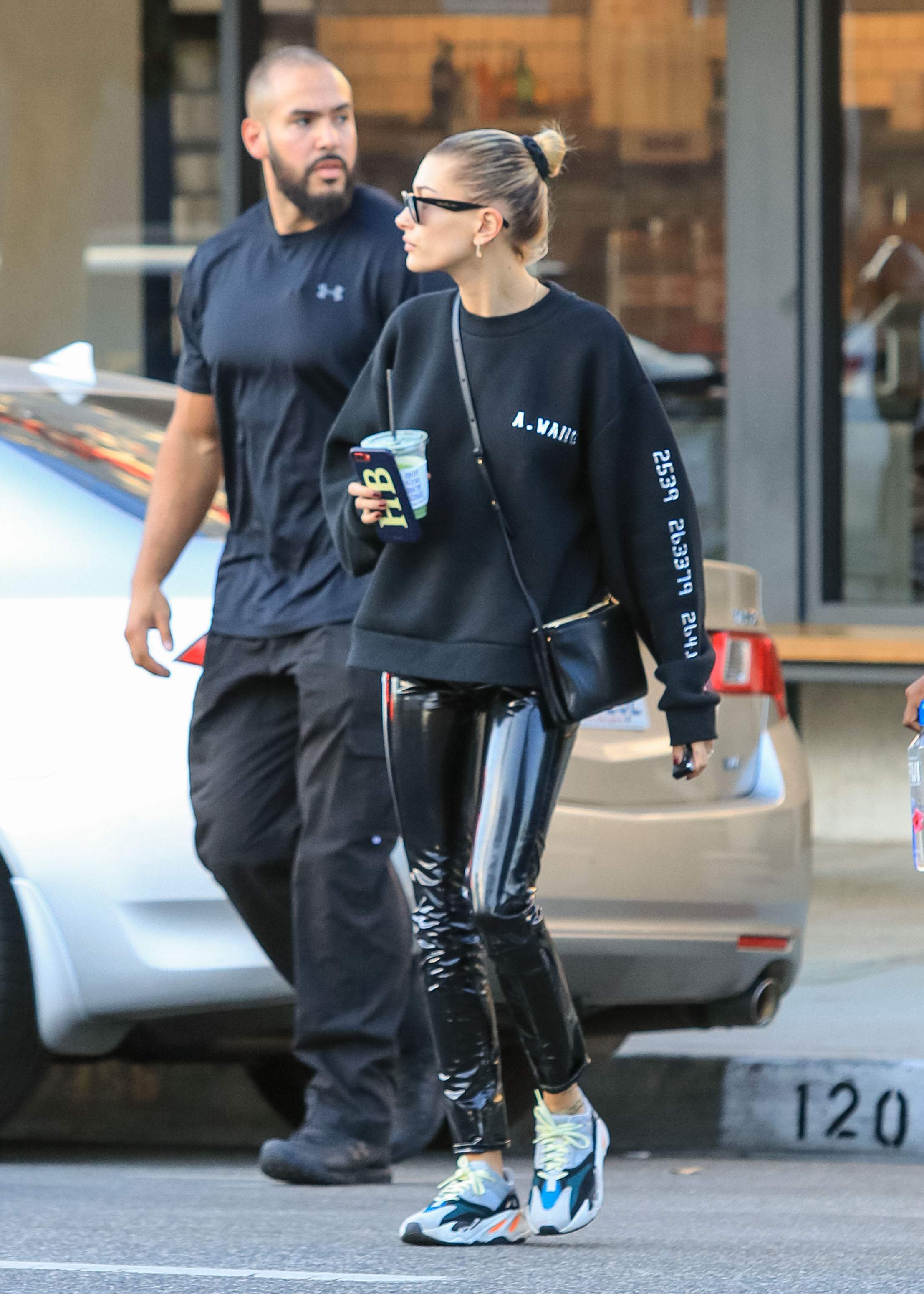 Hailey Baldwin is seen in Los Angeles