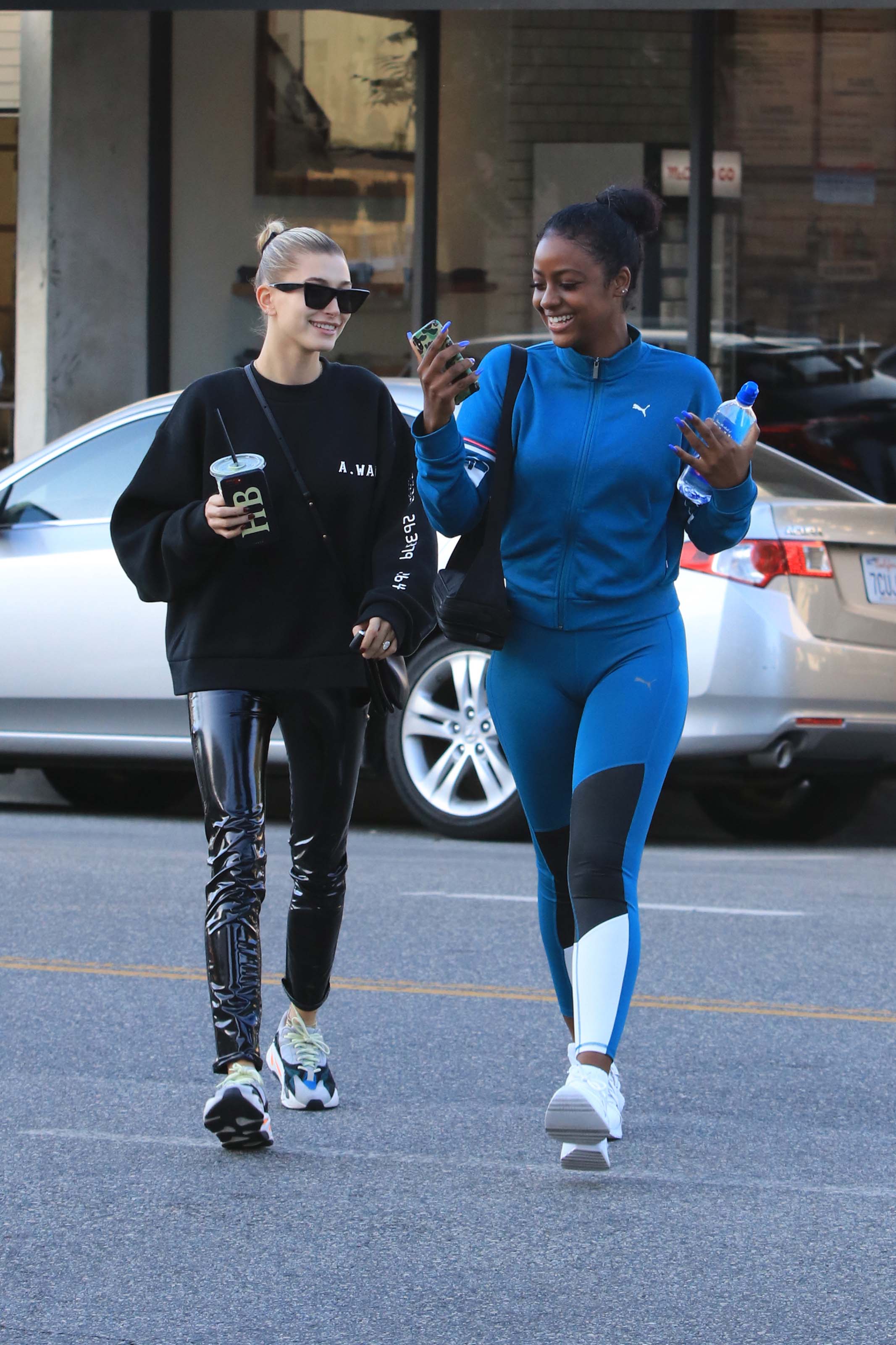 Hailey Baldwin is seen in Los Angeles