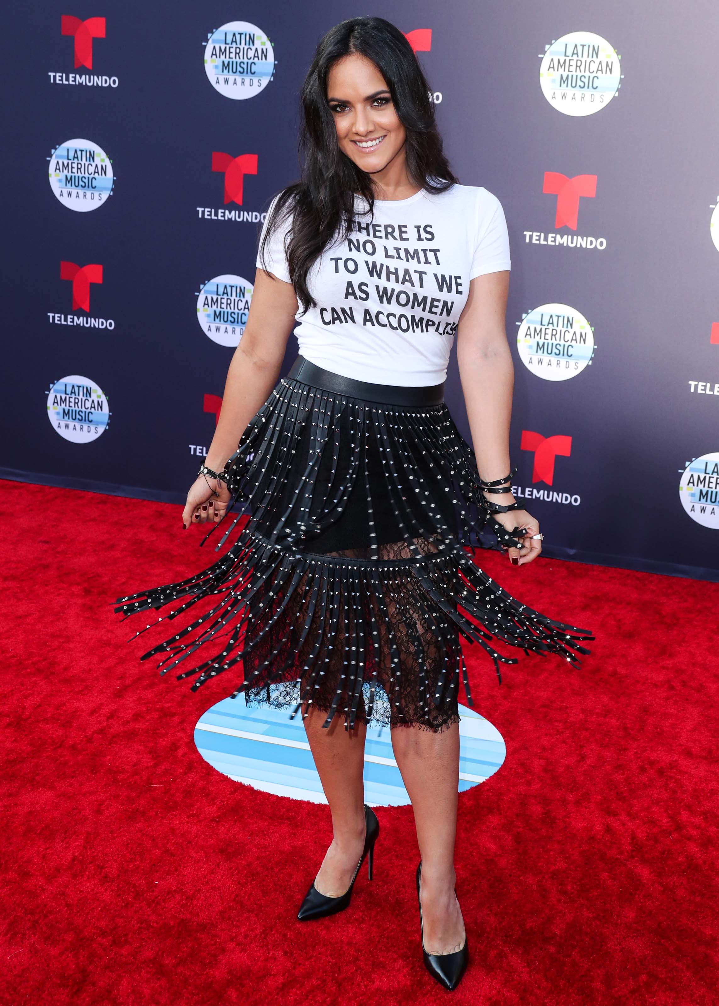Ana Lorena Sanchez attends Latin American Music Awards
