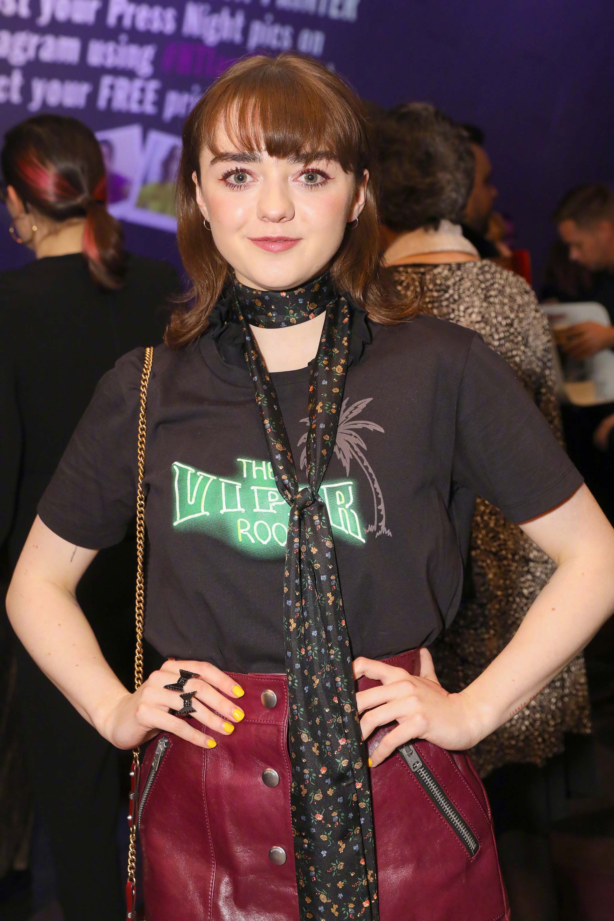 Maisie Williams attends press night of ‘I and You’ at Hampstead Theatre